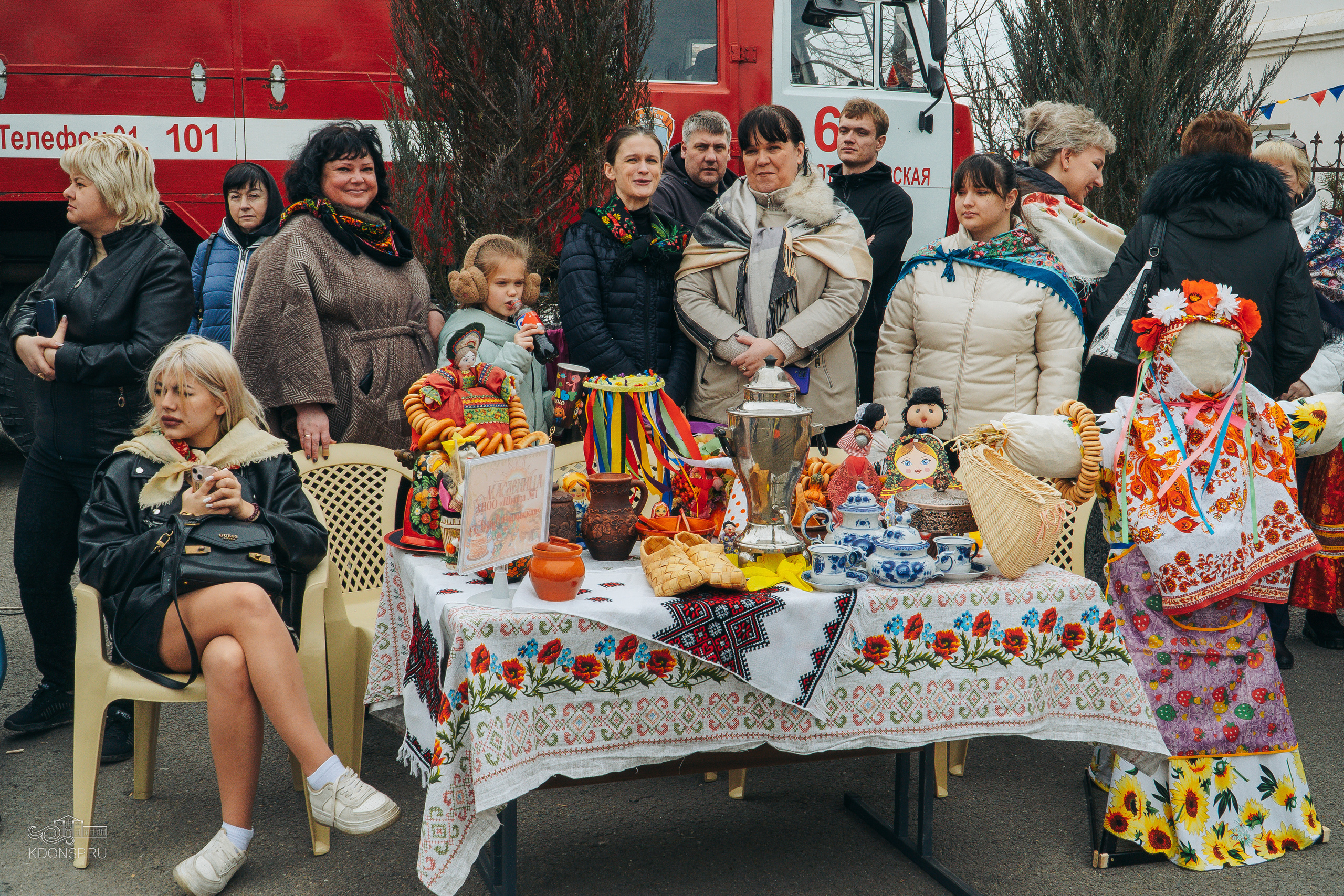 Проводы Масленицы. Новотитаровский Дом культуры