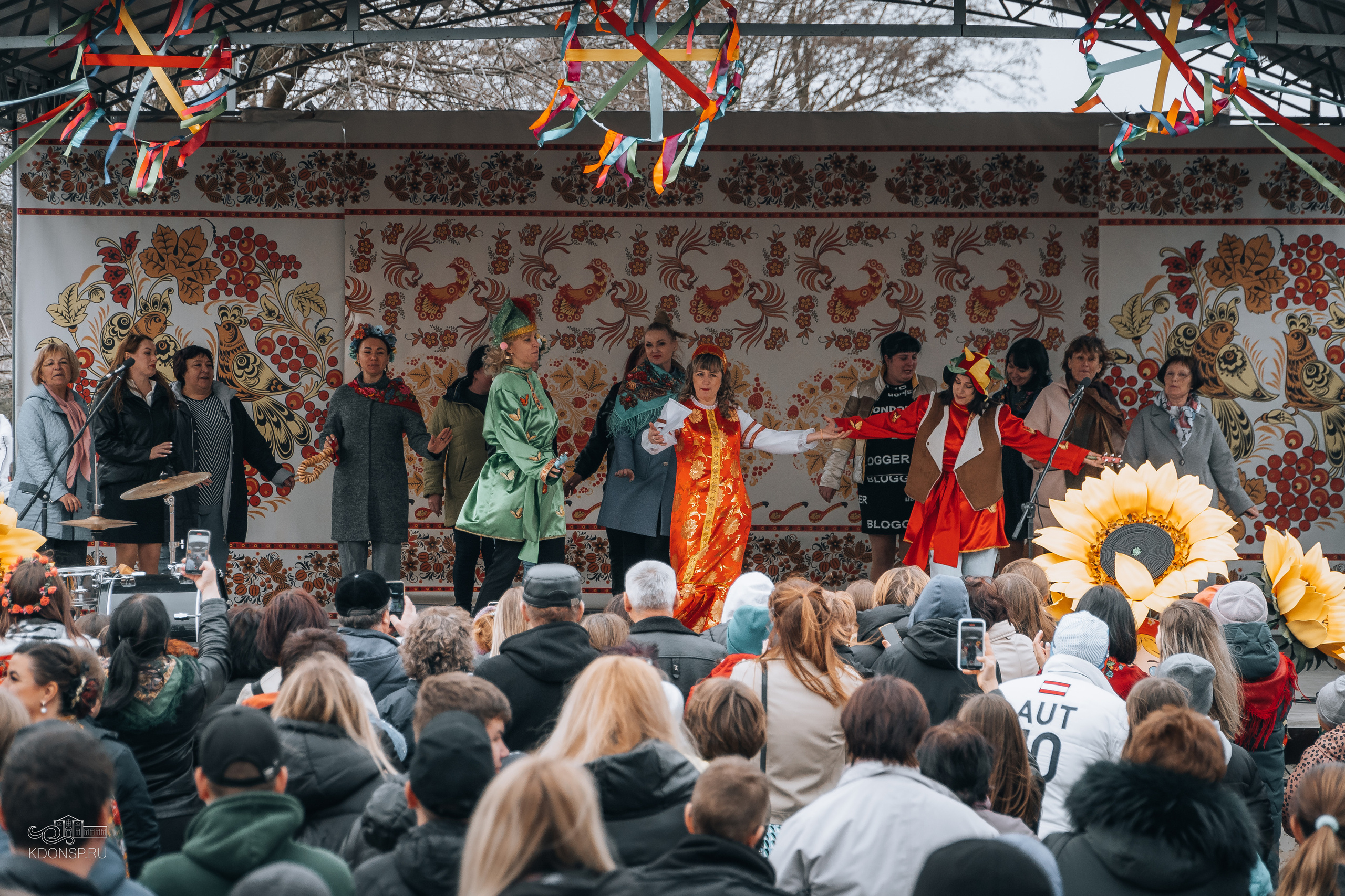Проводы Масленицы. Новотитаровский Дом культуры