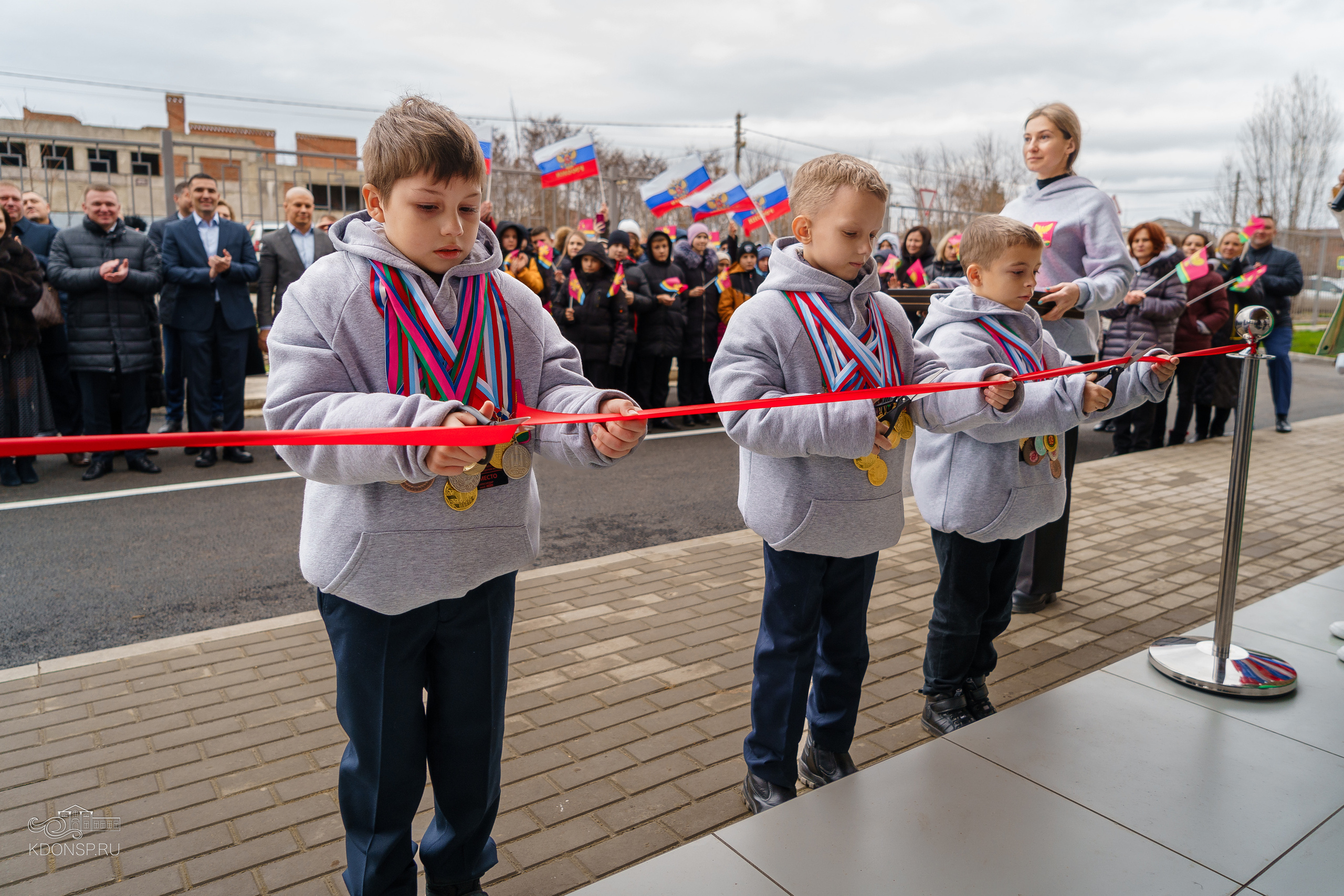 Открытие спорткомплекса «Разряд». Новотитаровский Дом культуры