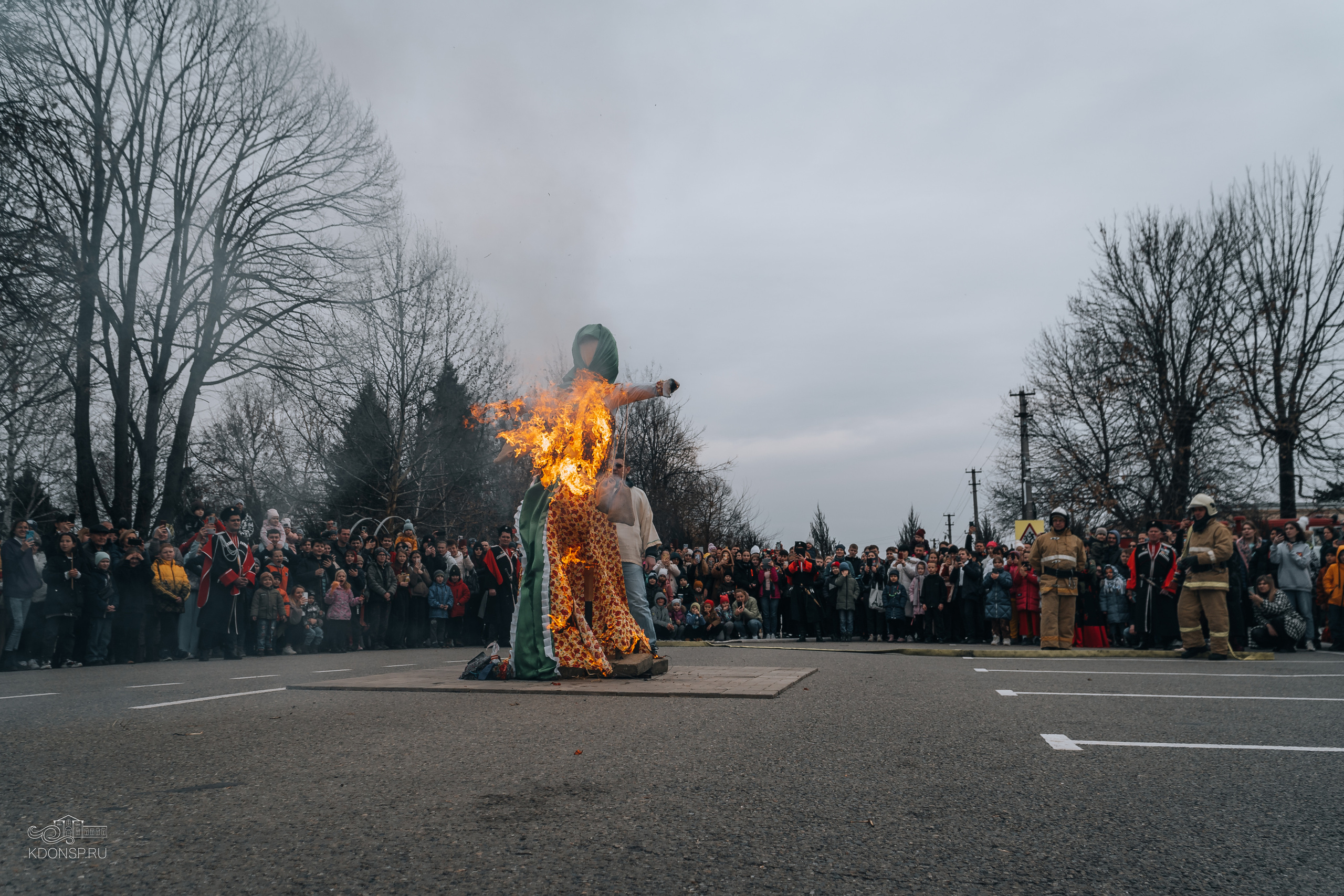 Проводы Масленицы. Новотитаровский Дом культуры
