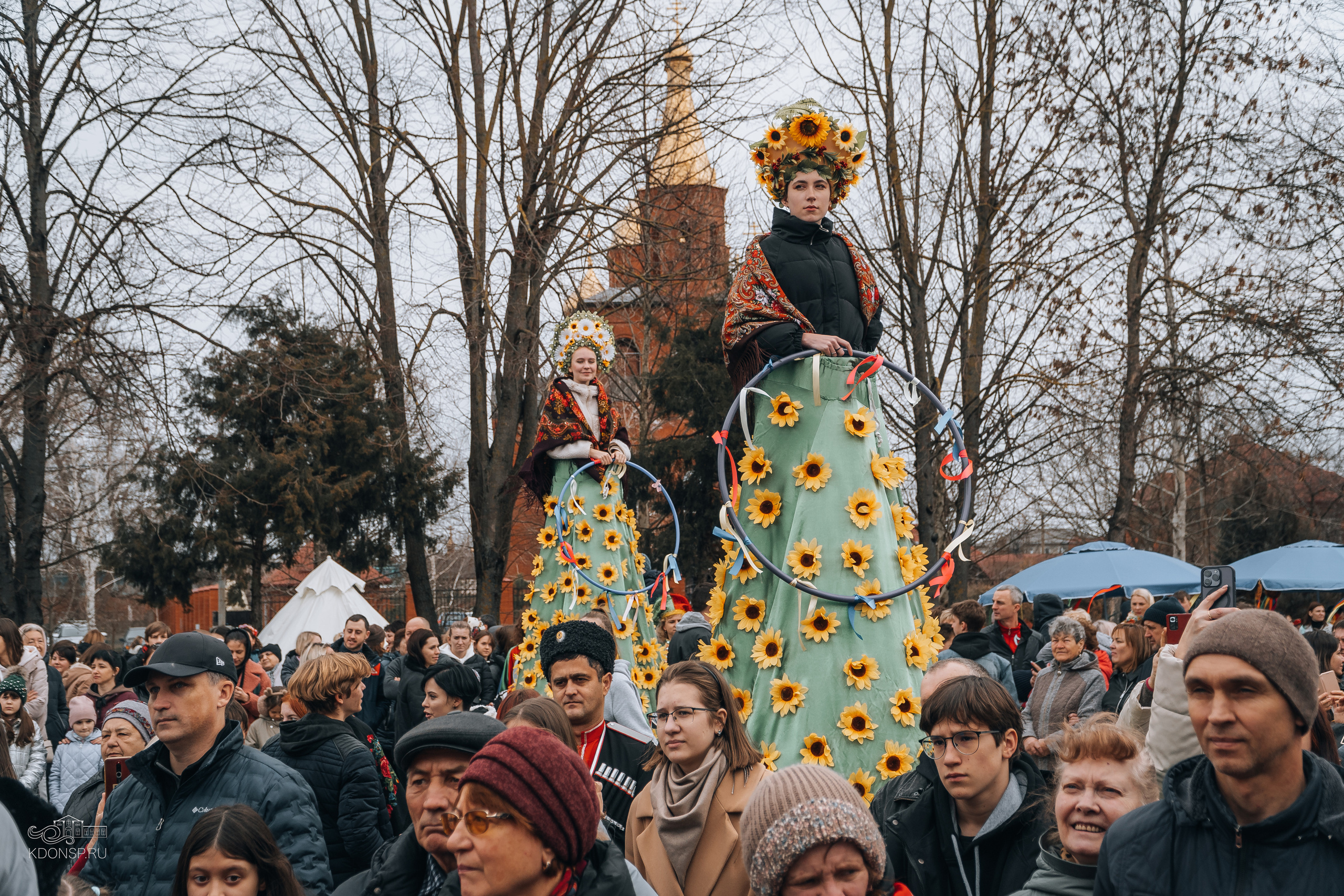 Проводы Масленицы. Новотитаровский Дом культуры