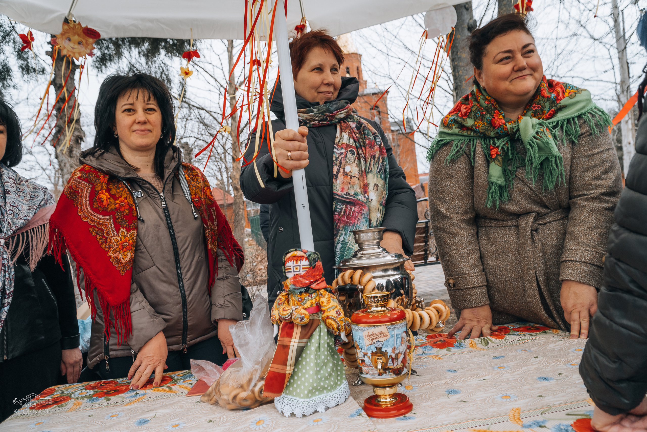 Проводы Масленицы. Новотитаровский Дом культуры