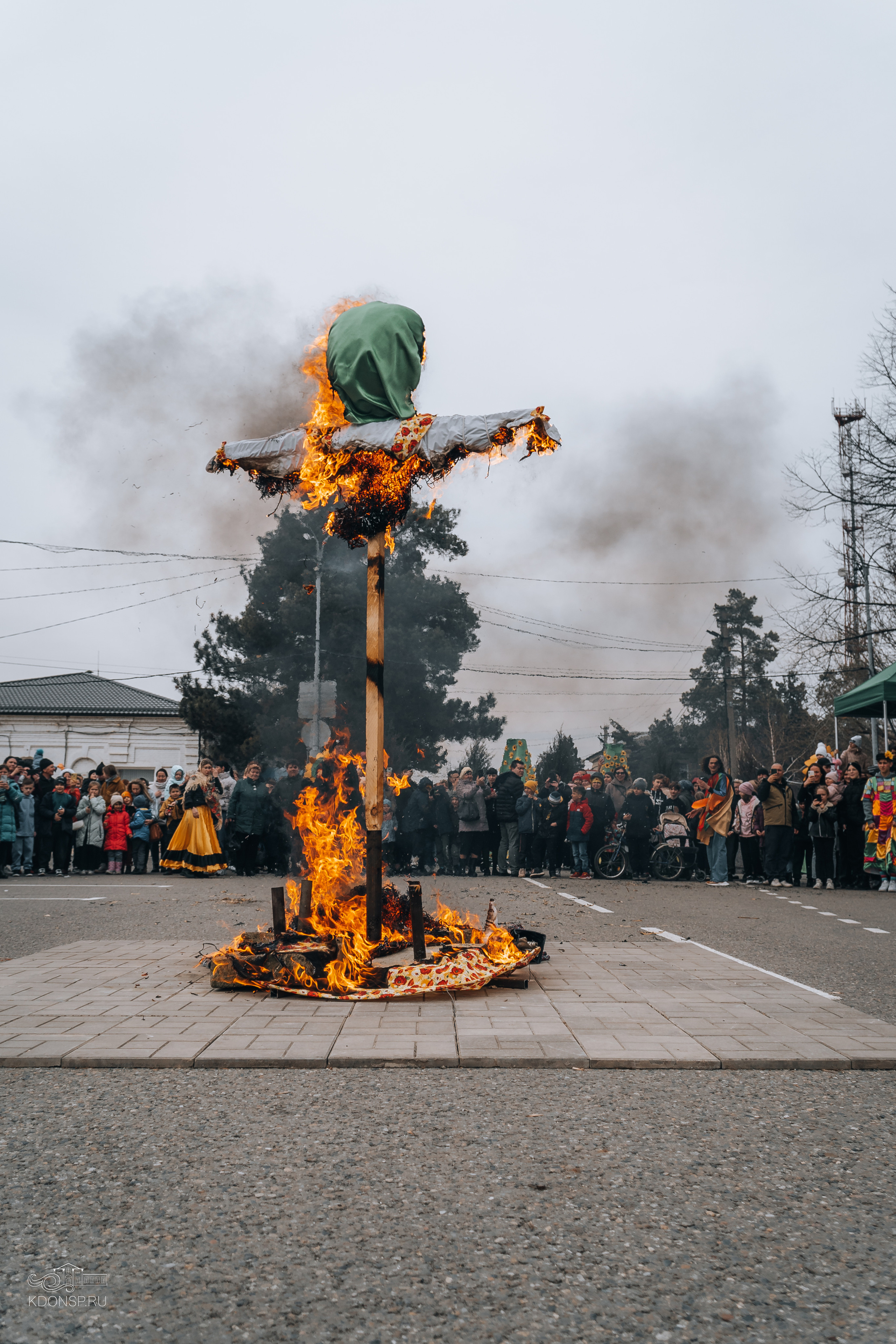 Проводы Масленицы. Новотитаровский Дом культуры