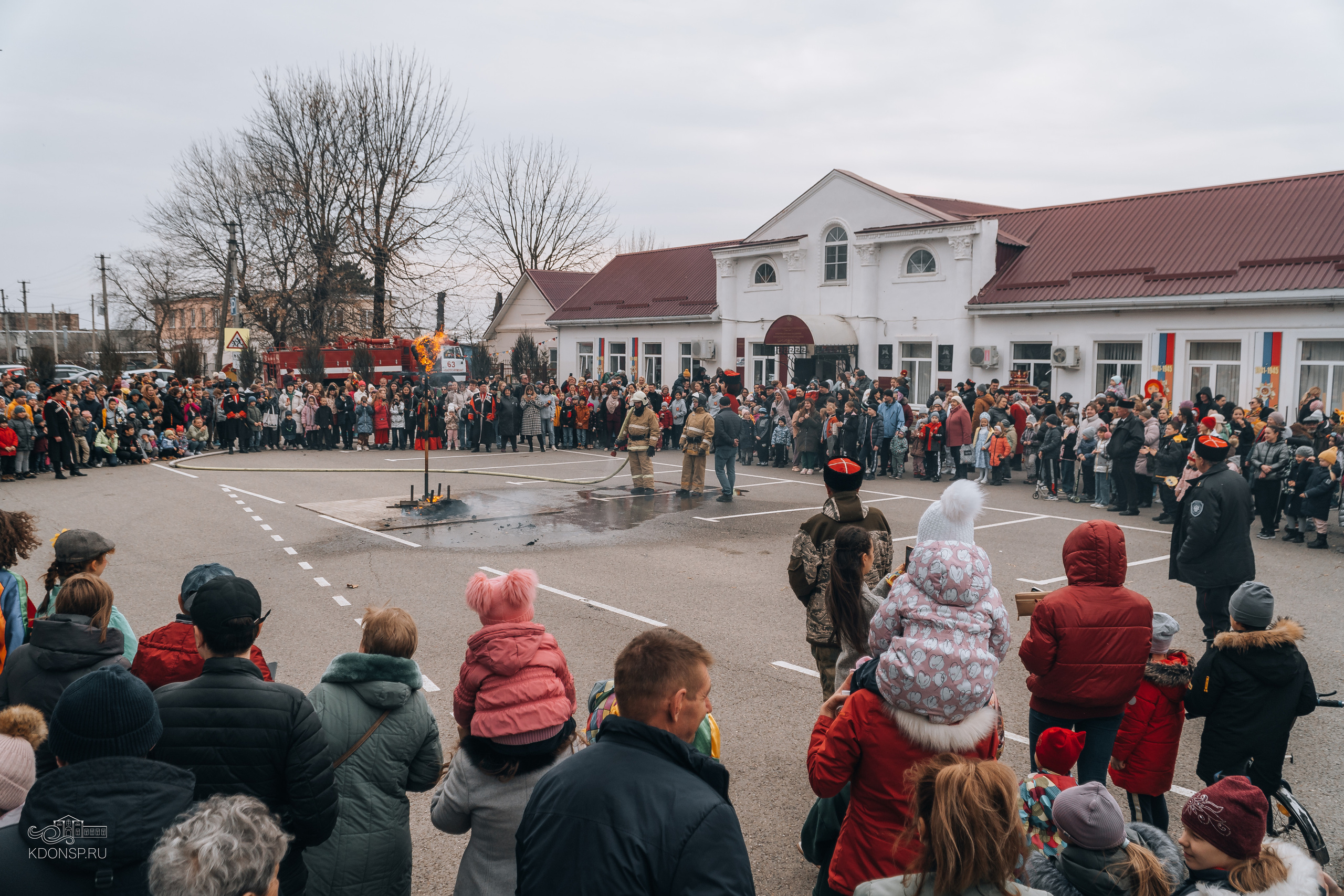 Проводы Масленицы. Новотитаровский Дом культуры