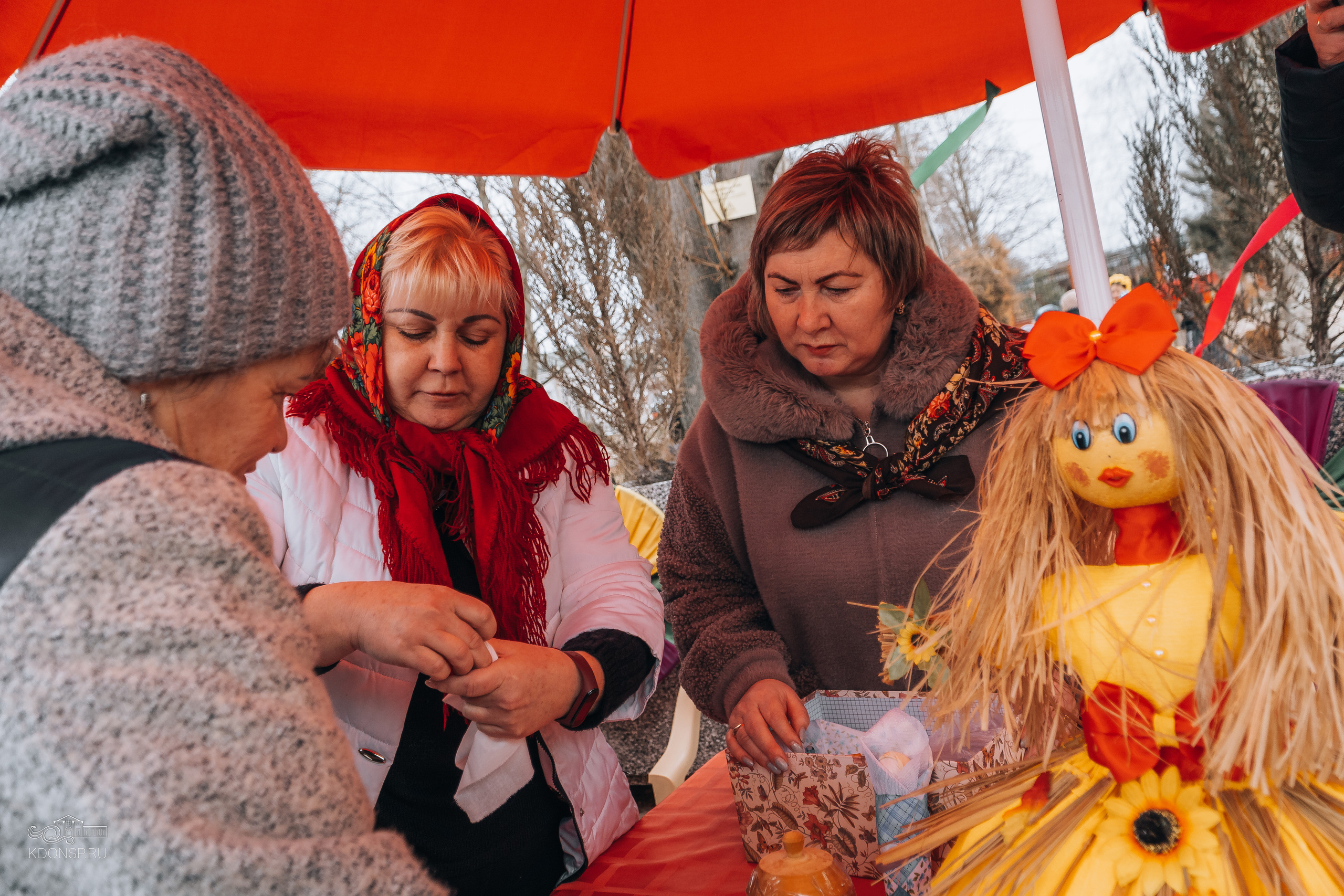 Проводы Масленицы. Новотитаровский Дом культуры