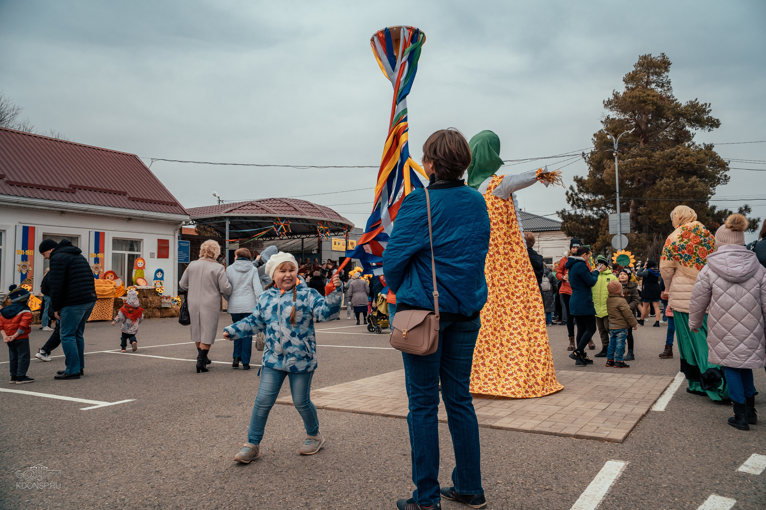 Проводы Масленицы. Новотитаровский Дом культуры