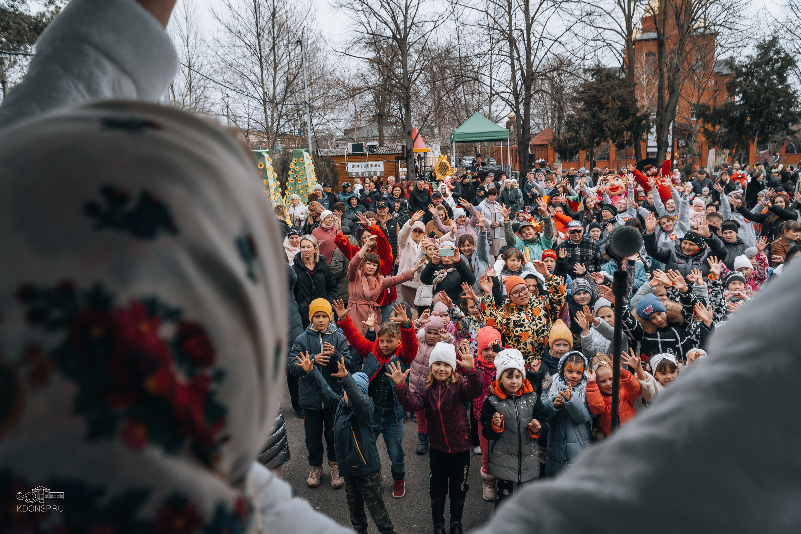 Проводы Масленицы. Новотитаровский Дом культуры