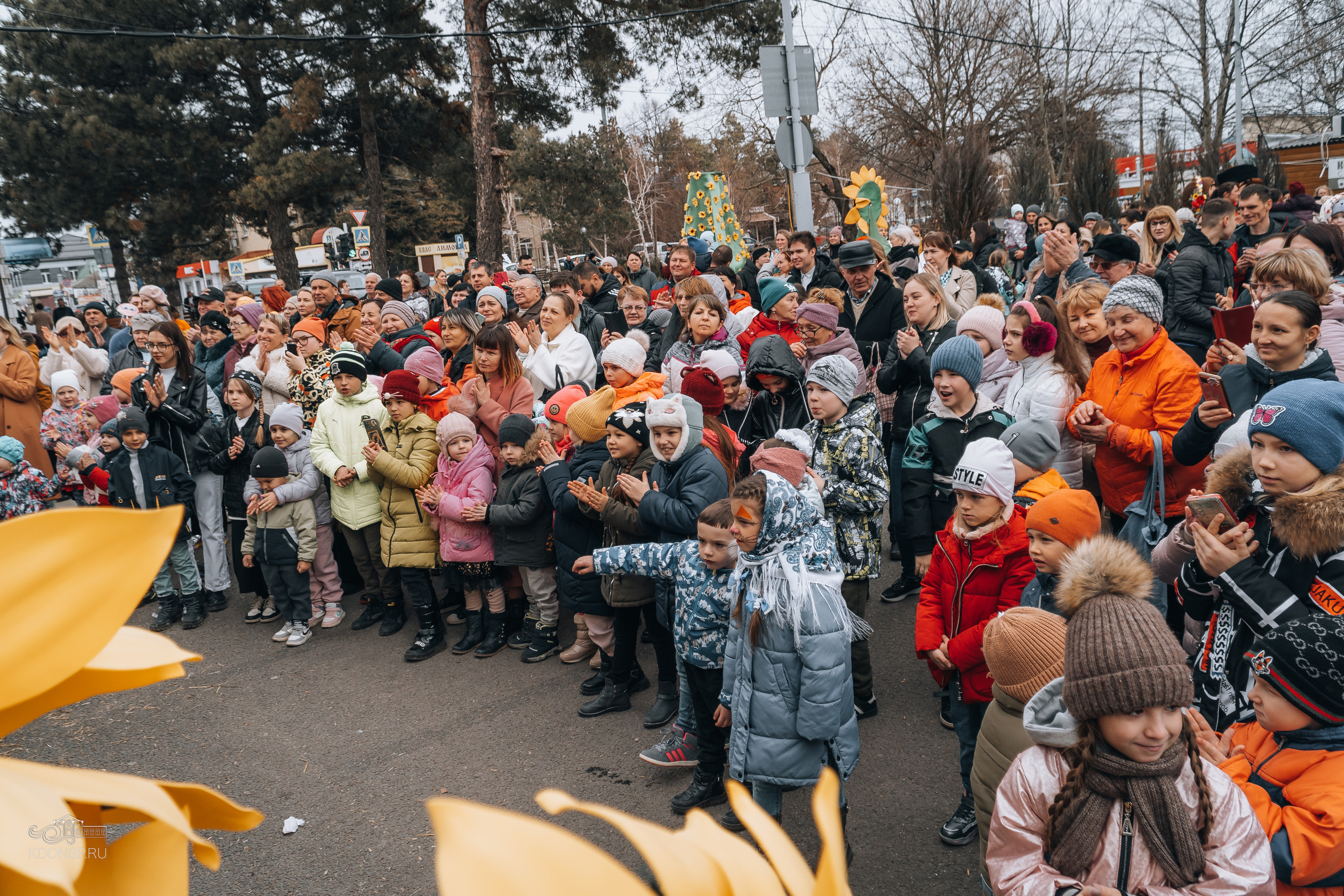 Проводы Масленицы. Новотитаровский Дом культуры