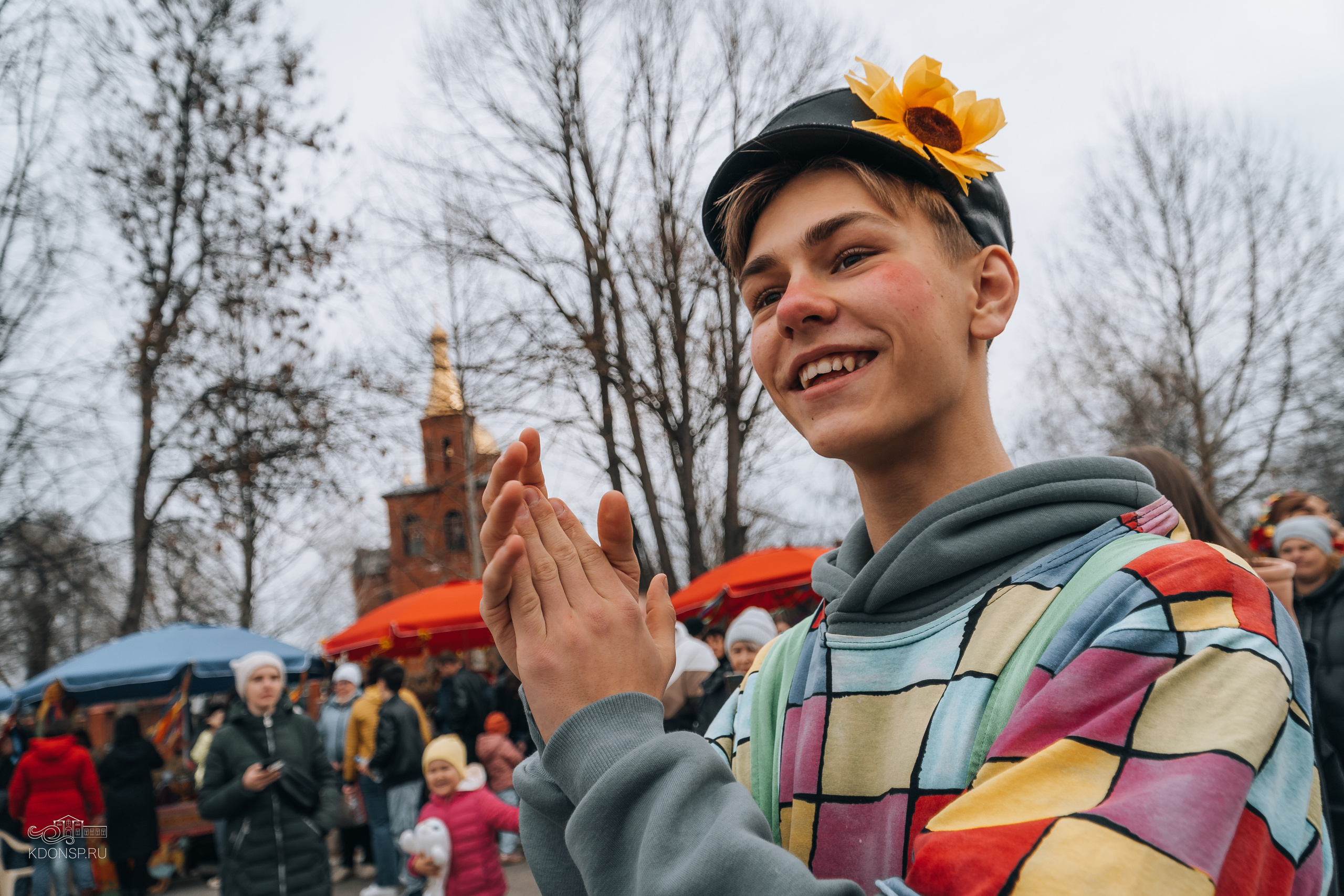 Проводы Масленицы. Новотитаровский Дом культуры