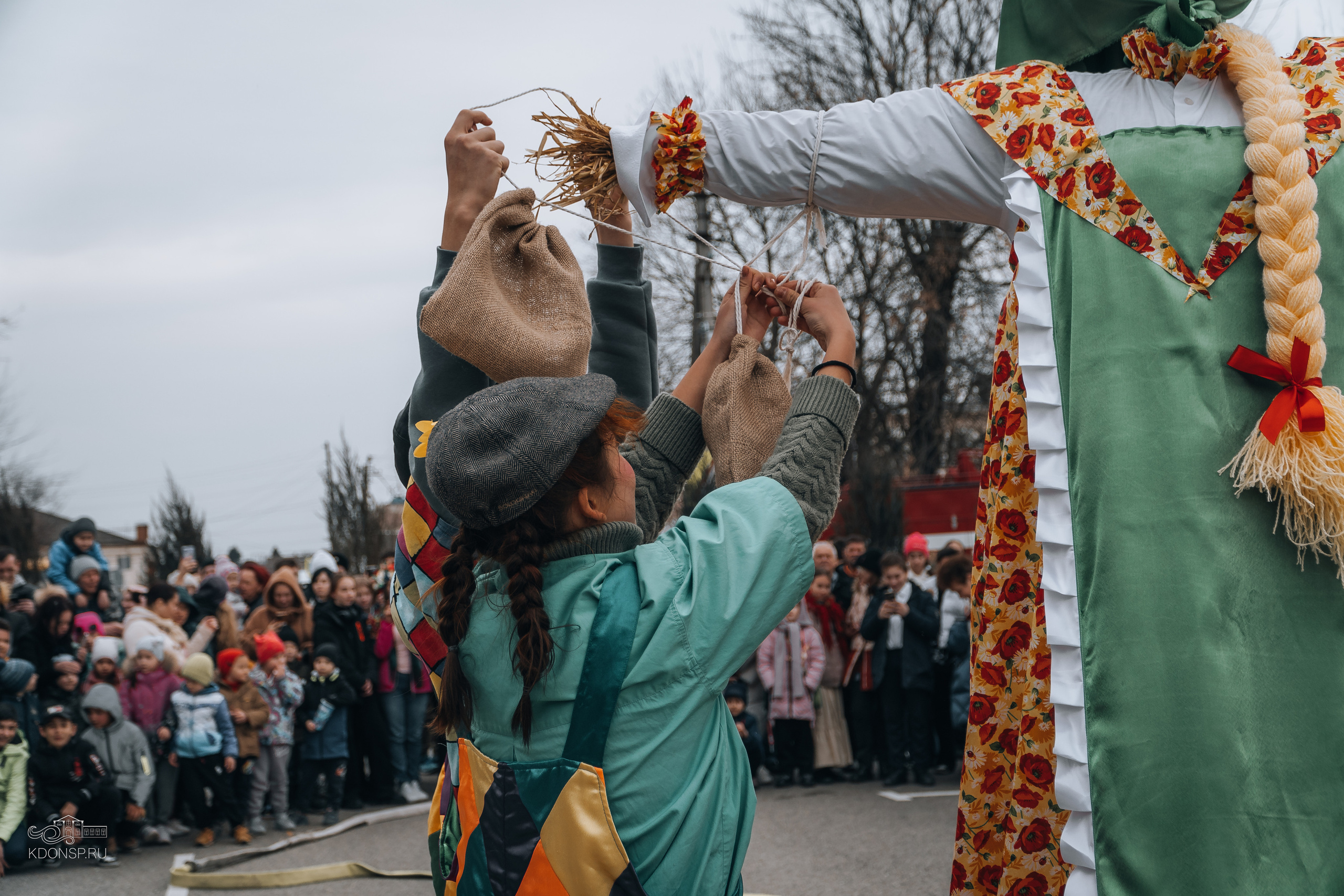 Проводы Масленицы. Новотитаровский Дом культуры