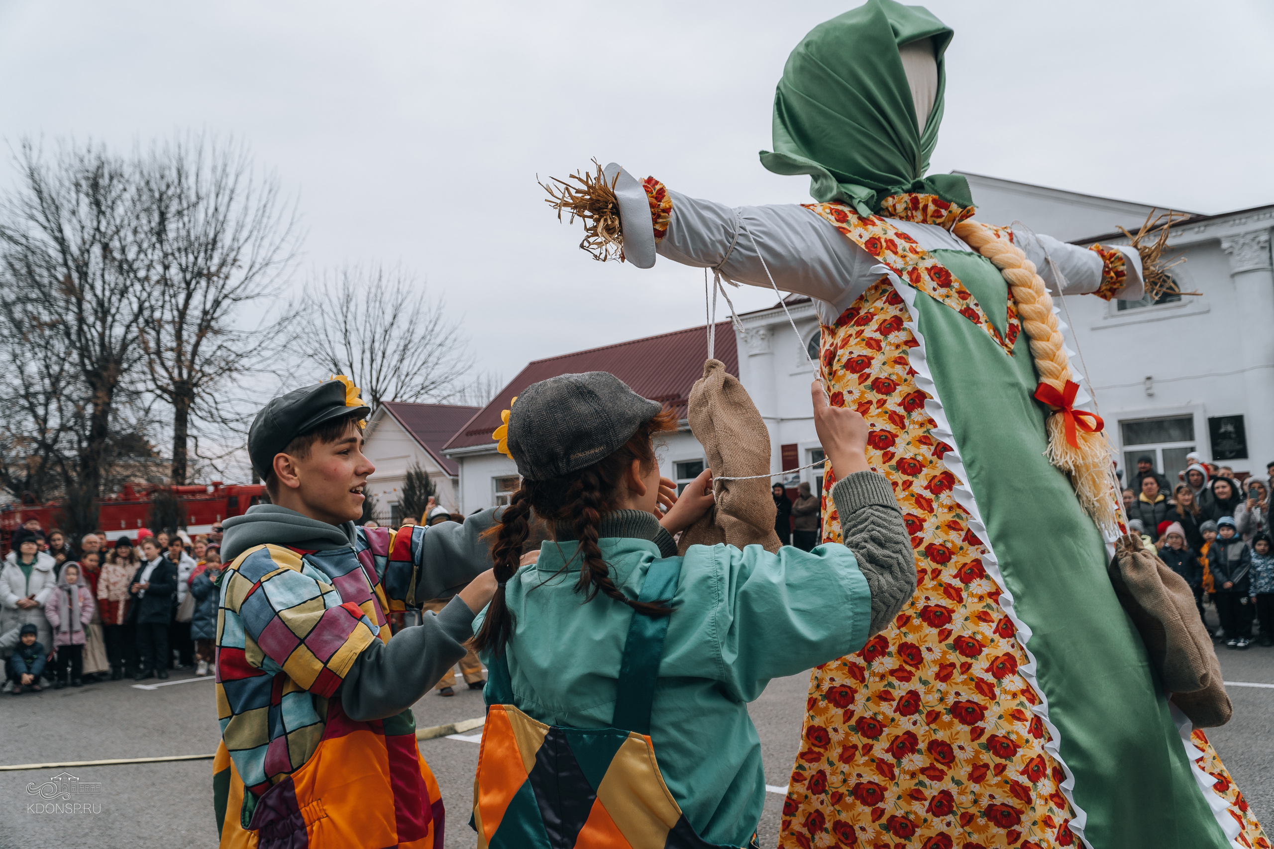 Проводы Масленицы. Новотитаровский Дом культуры