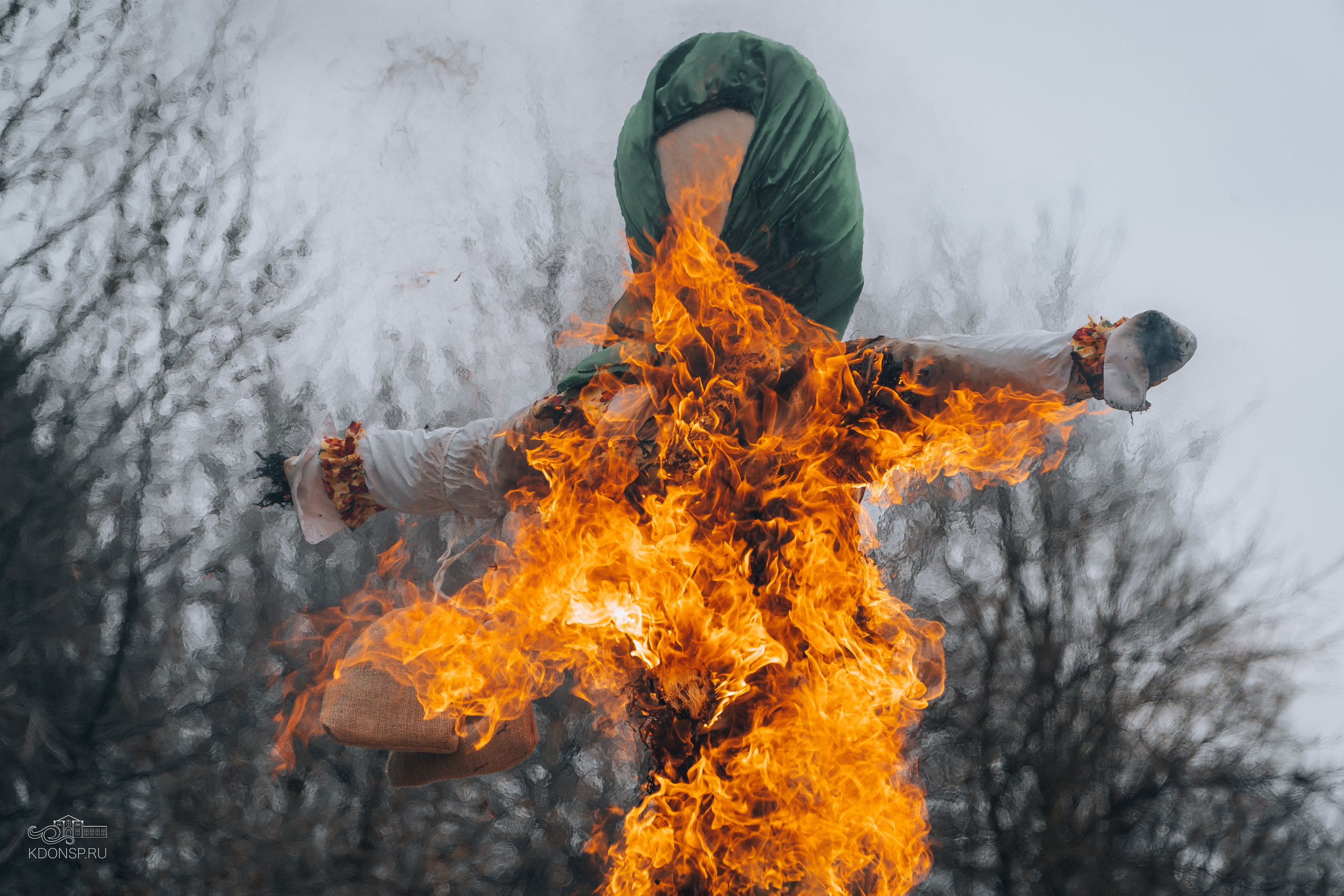 Проводы Масленицы. Новотитаровский Дом культуры