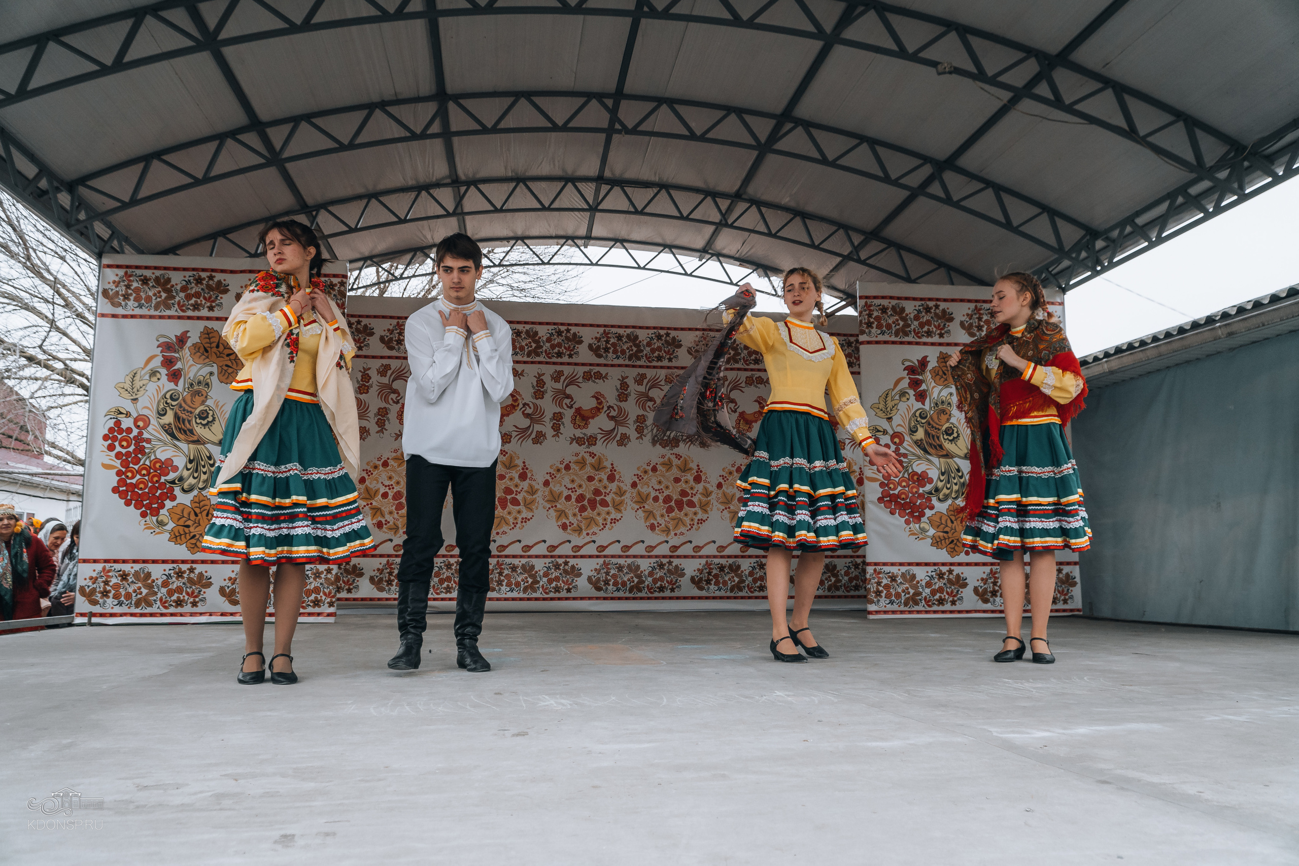 Проводы Масленицы. Новотитаровский Дом культуры