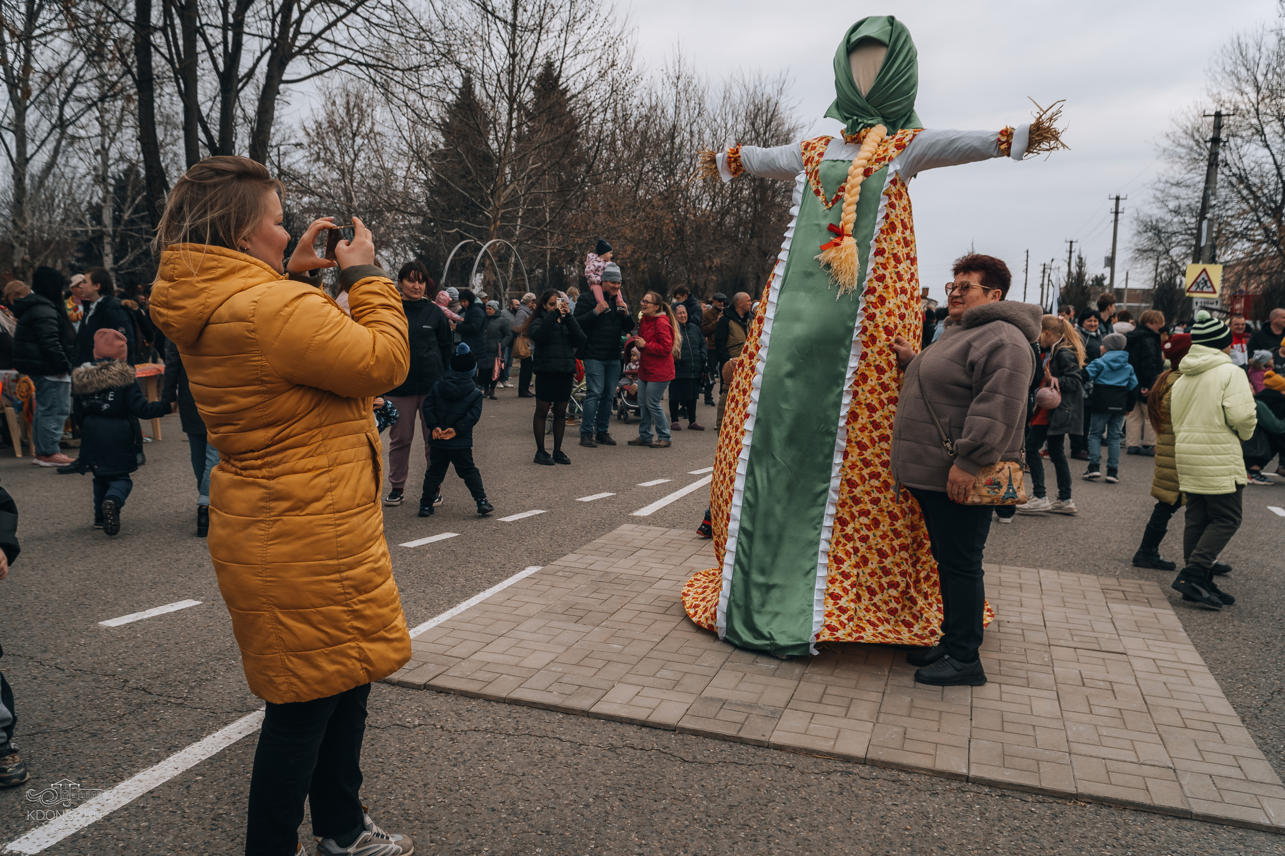 Проводы Масленицы. Новотитаровский Дом культуры