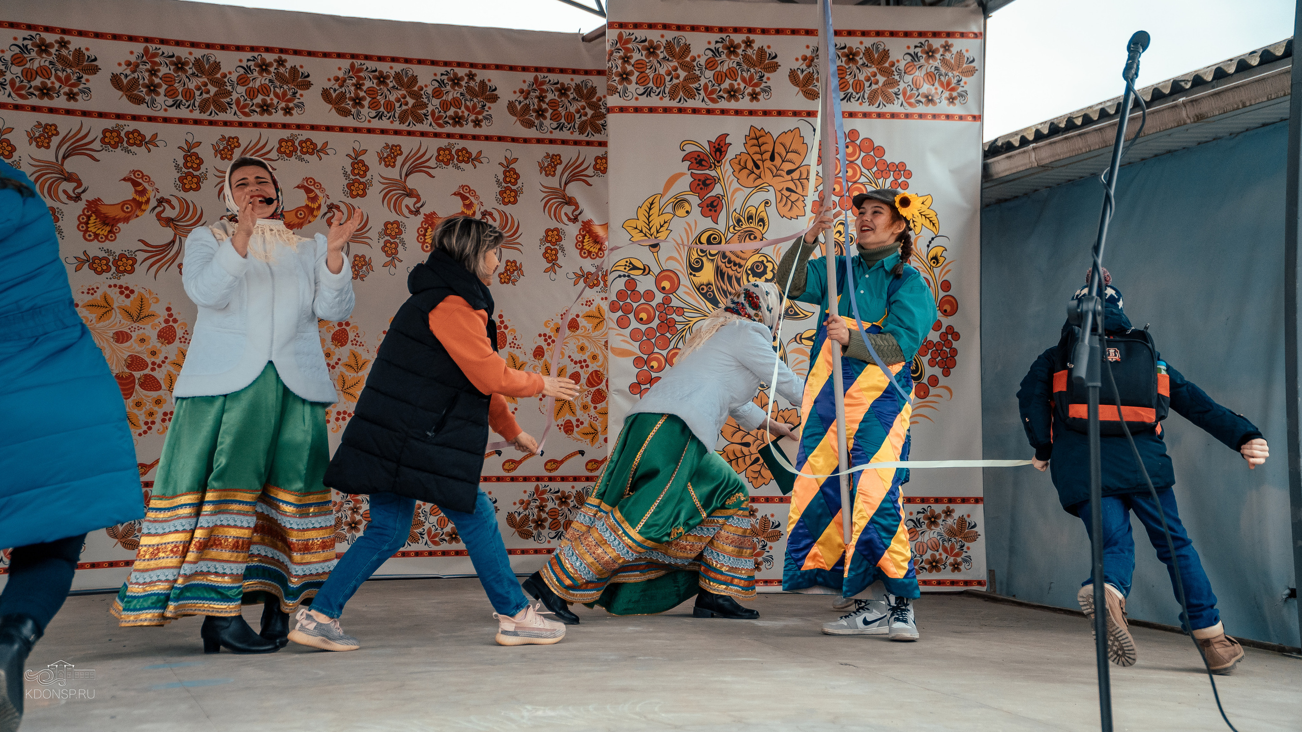 Проводы Масленицы. Новотитаровский Дом культуры