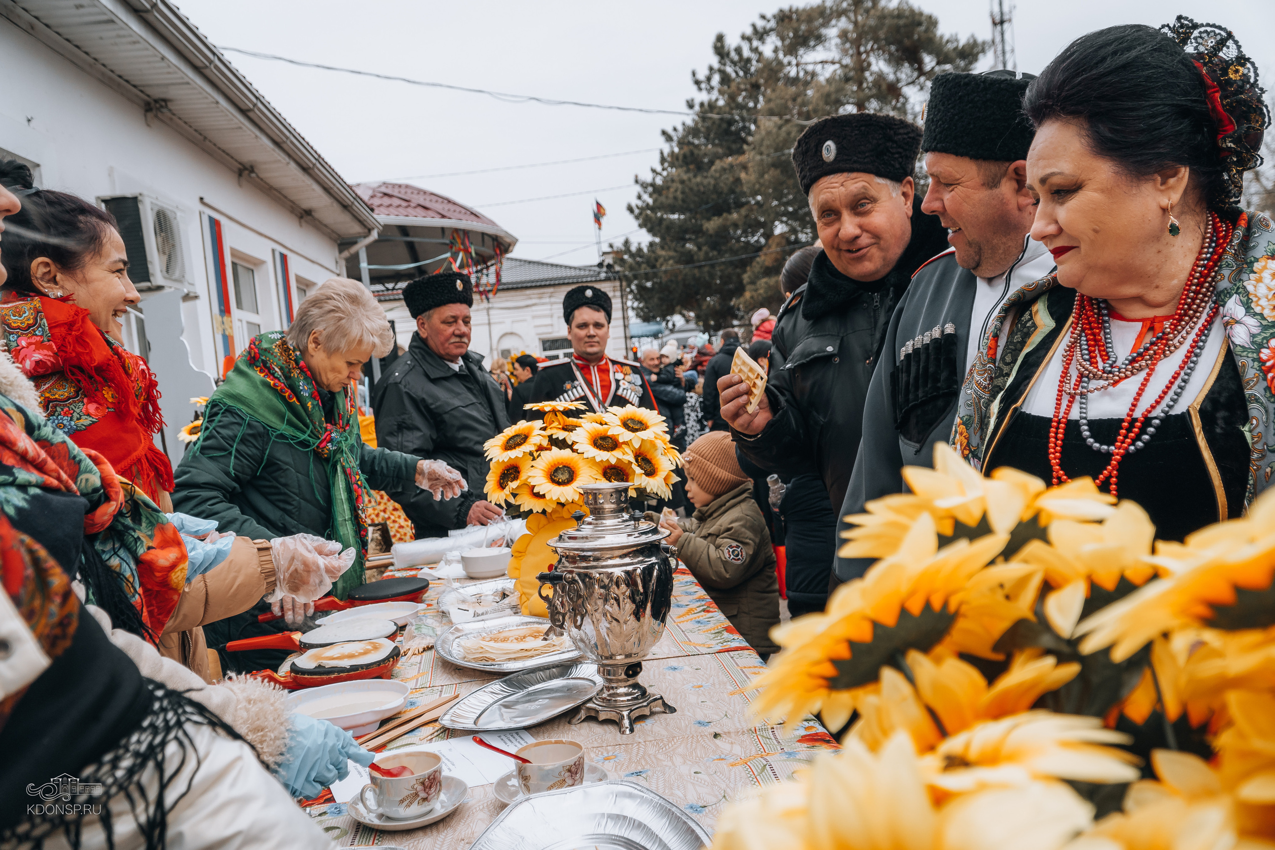 Проводы Масленицы. Новотитаровский Дом культуры