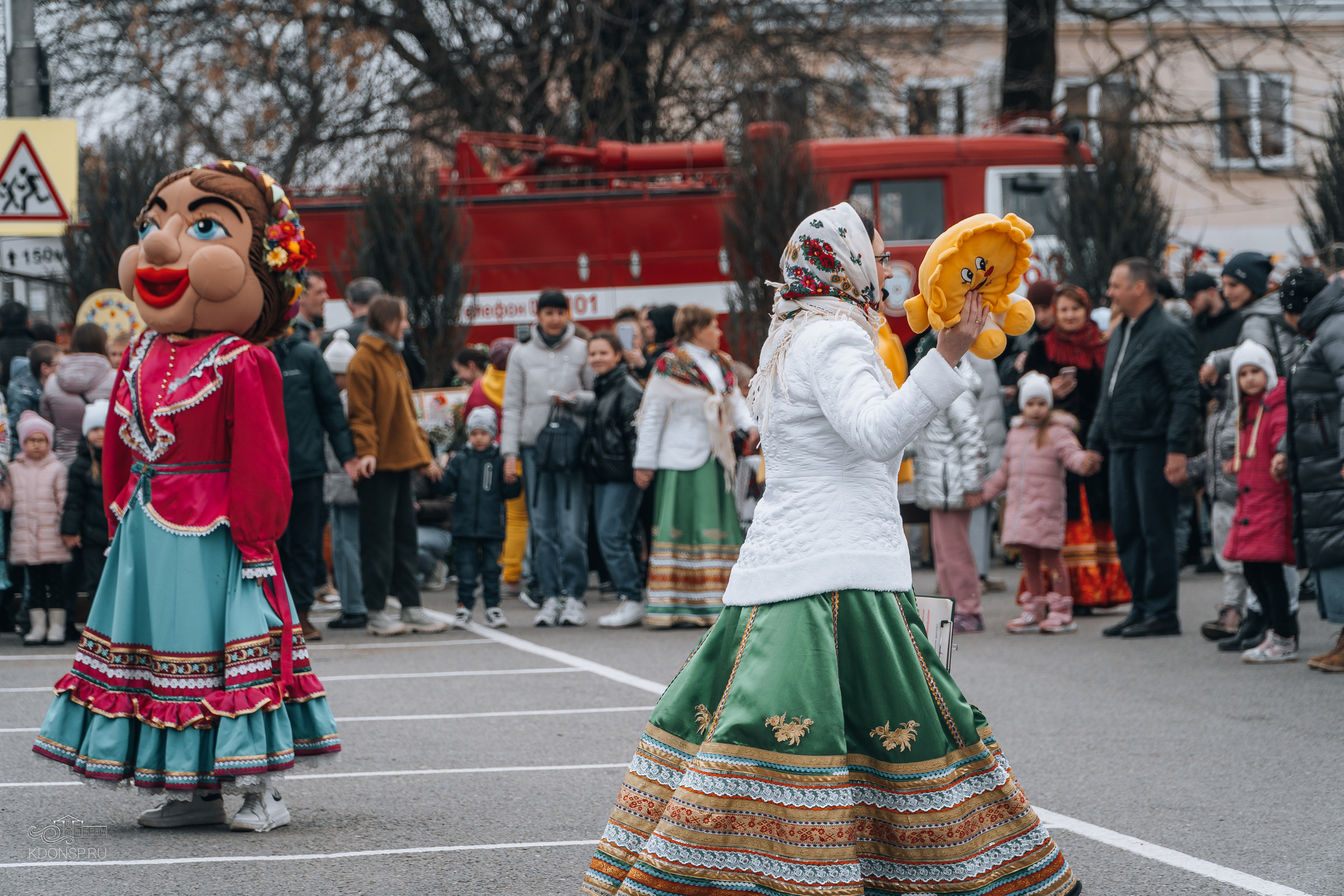 Проводы Масленицы. Новотитаровский Дом культуры