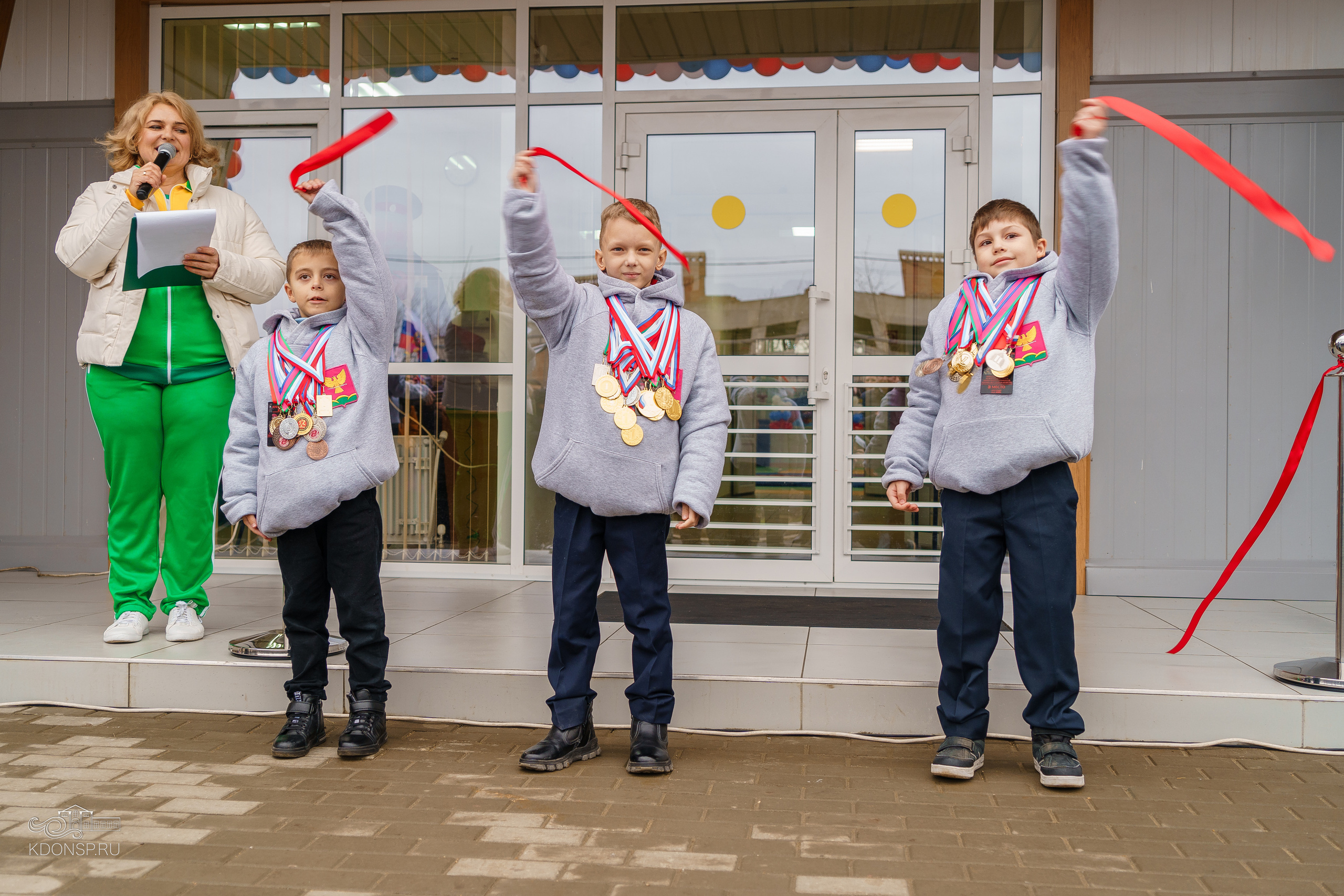 Открытие спорткомплекса «Разряд». Новотитаровский Дом культуры