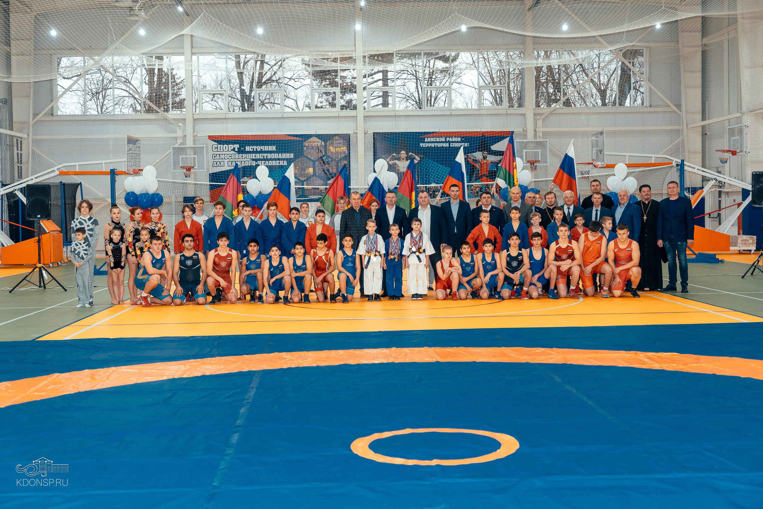 Открытие спорткомплекса «Разряд». Новотитаровский Дом культуры