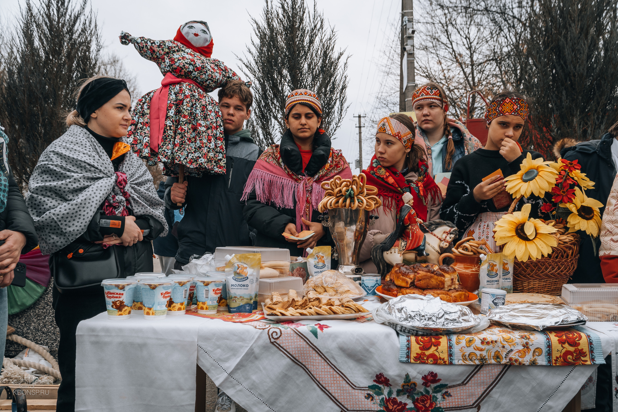 Проводы Масленицы. Новотитаровский Дом культуры