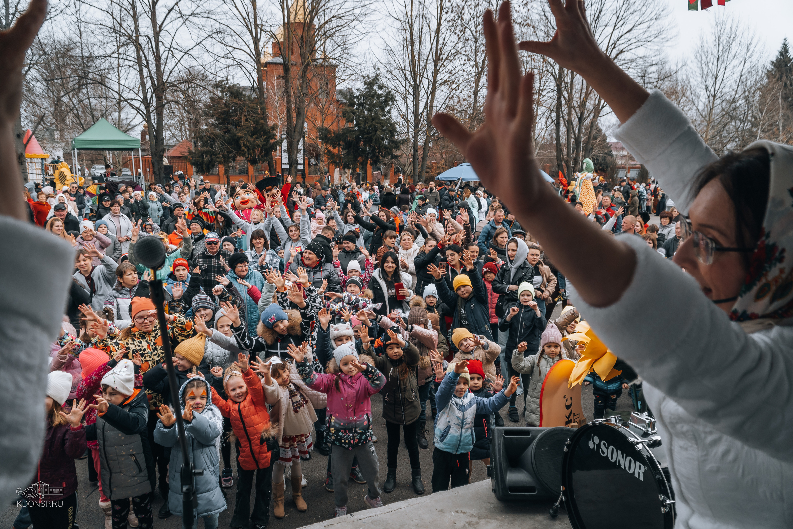 Проводы Масленицы. Новотитаровский Дом культуры