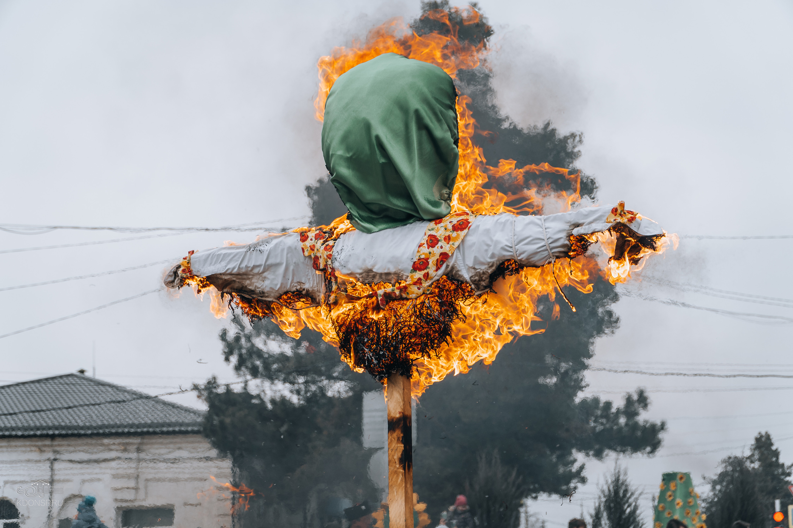 Проводы Масленицы. Новотитаровский Дом культуры