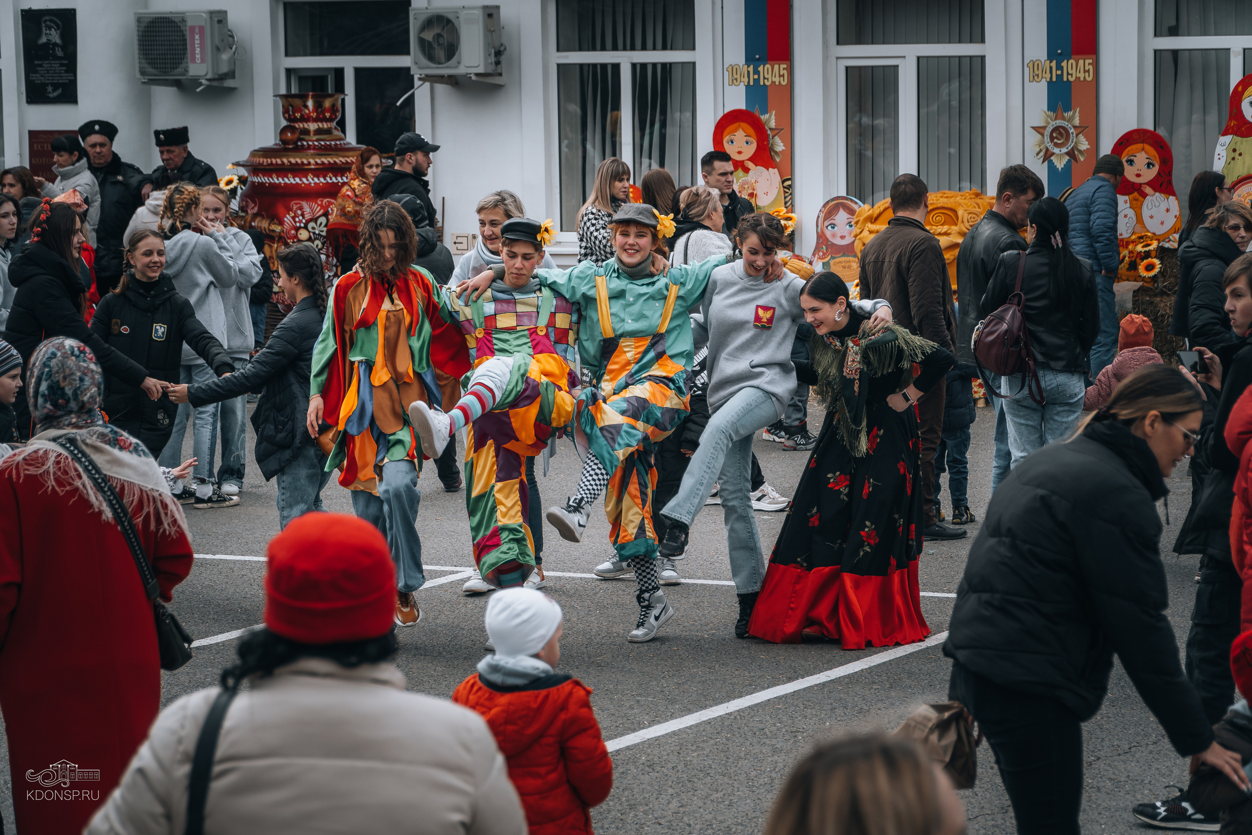 Проводы Масленицы. Новотитаровский Дом культуры