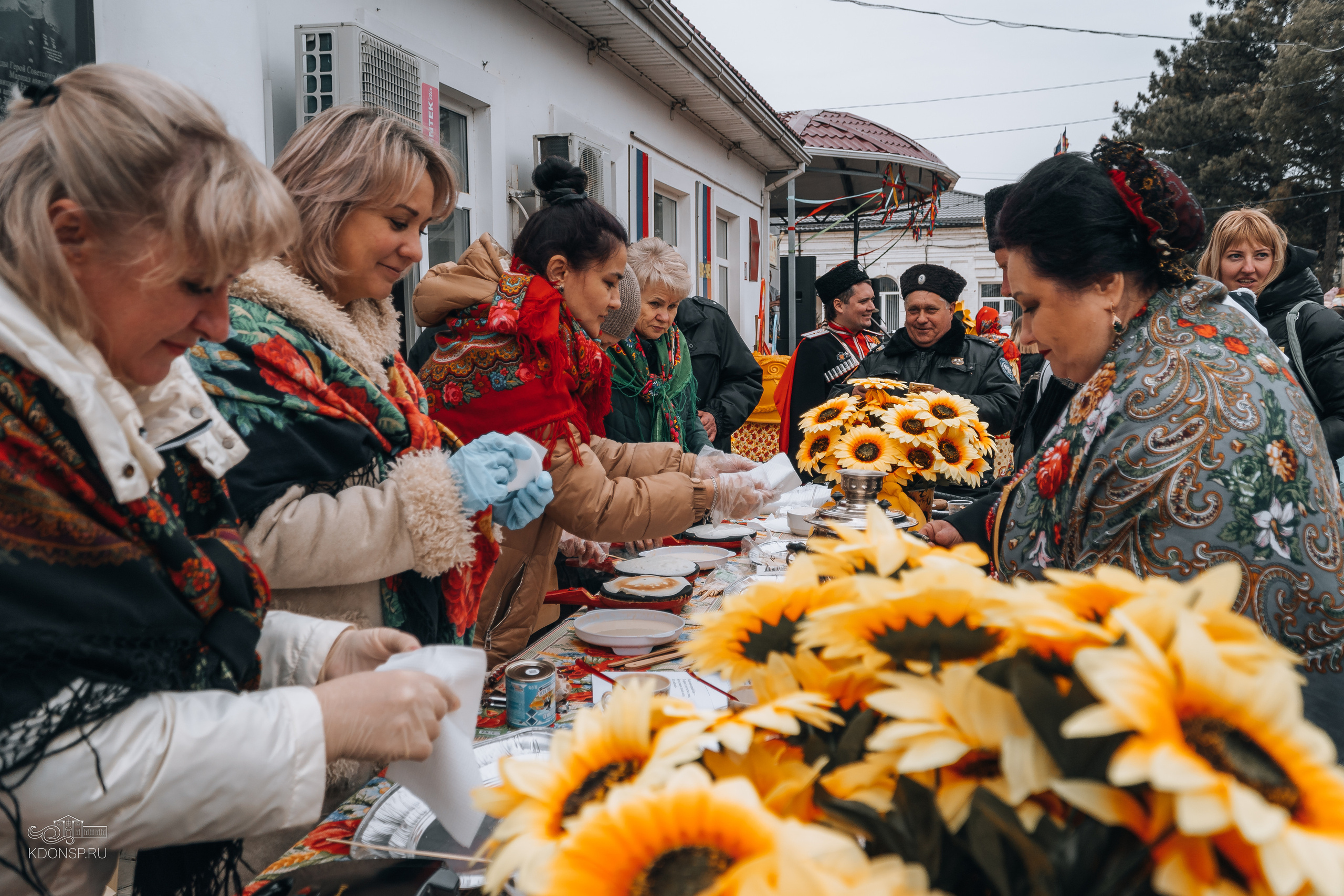 Проводы Масленицы. Новотитаровский Дом культуры