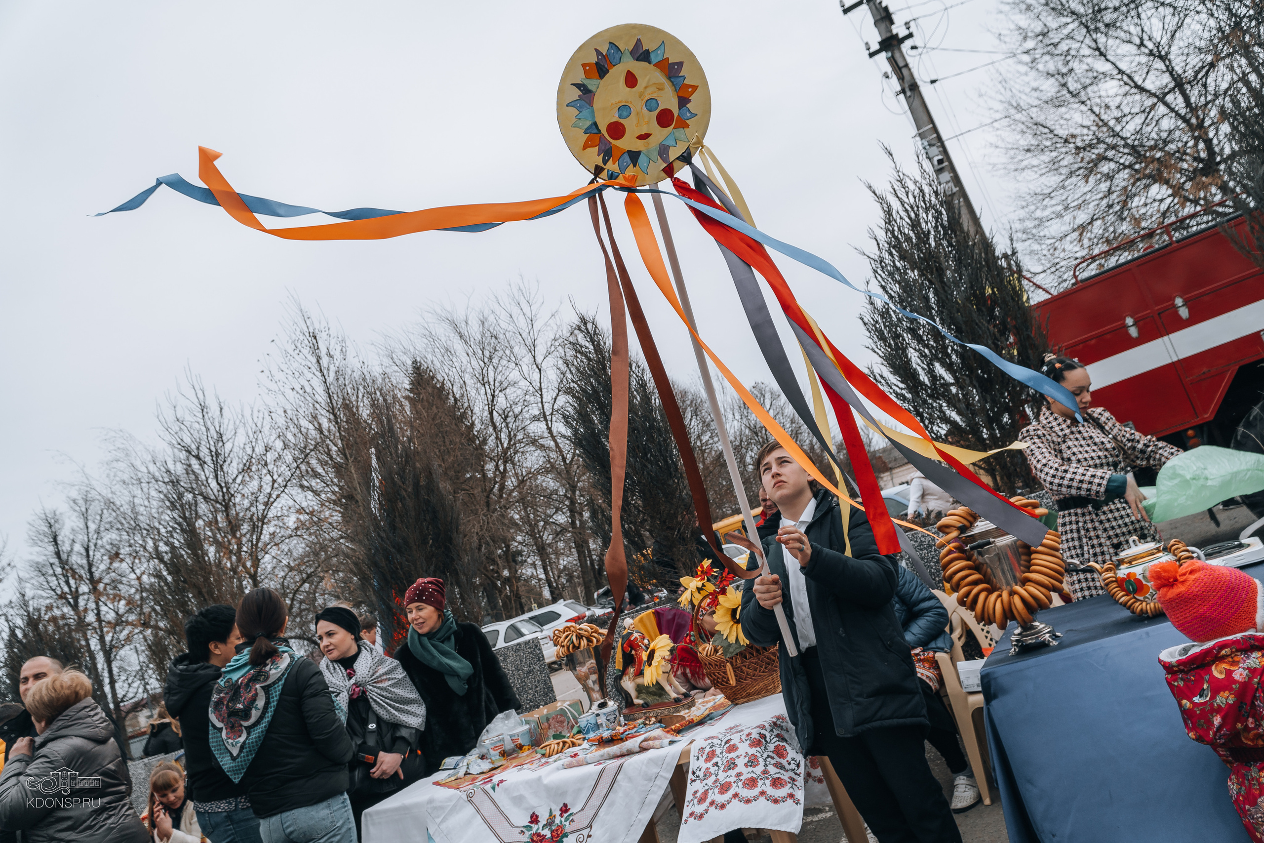 Проводы Масленицы. Новотитаровский Дом культуры