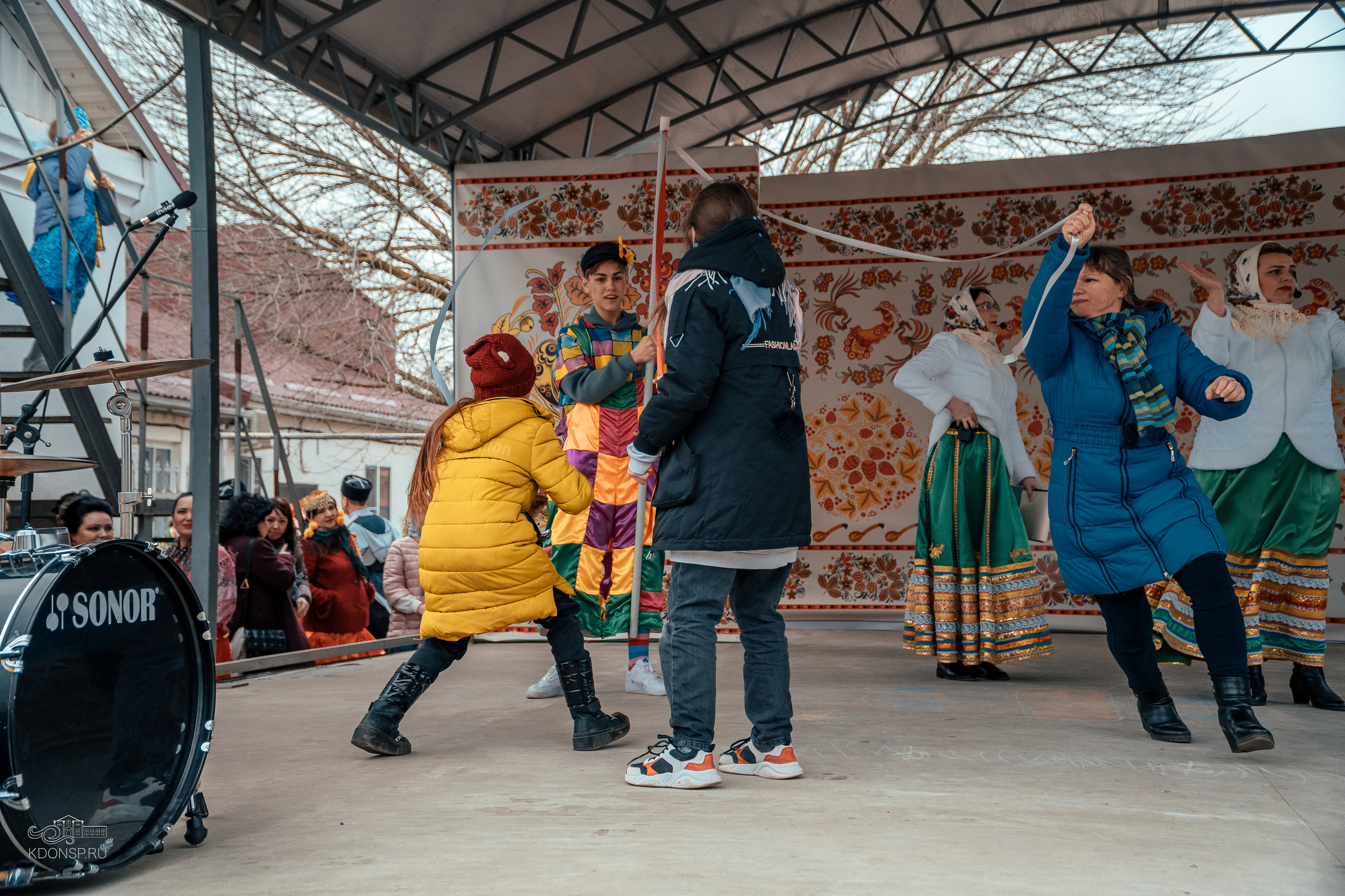 Проводы Масленицы. Новотитаровский Дом культуры