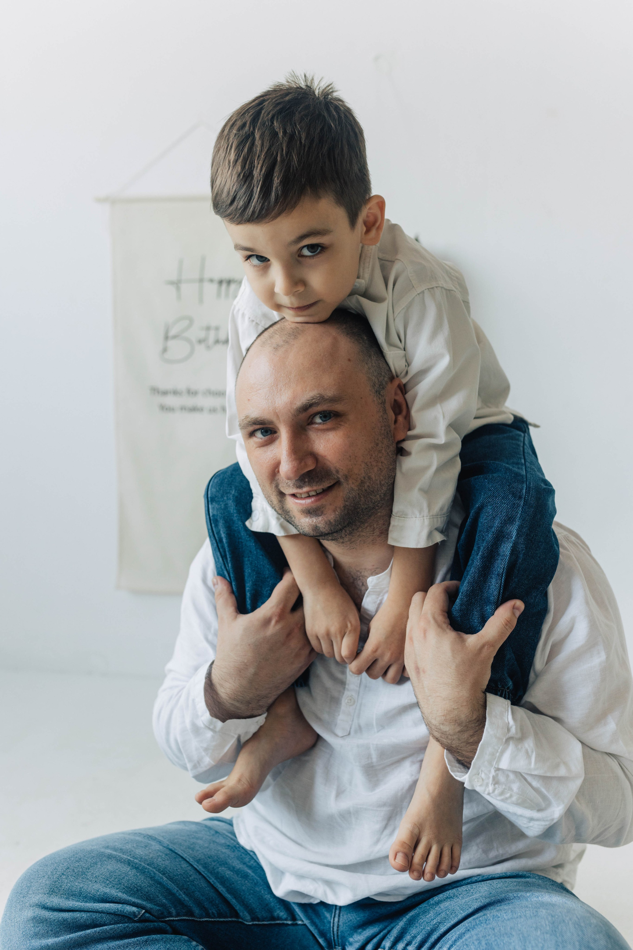 Семейные фото на годиках. Фотограф новорожденных Серпухов, Протвино, Москва I Марина Бурмистрова