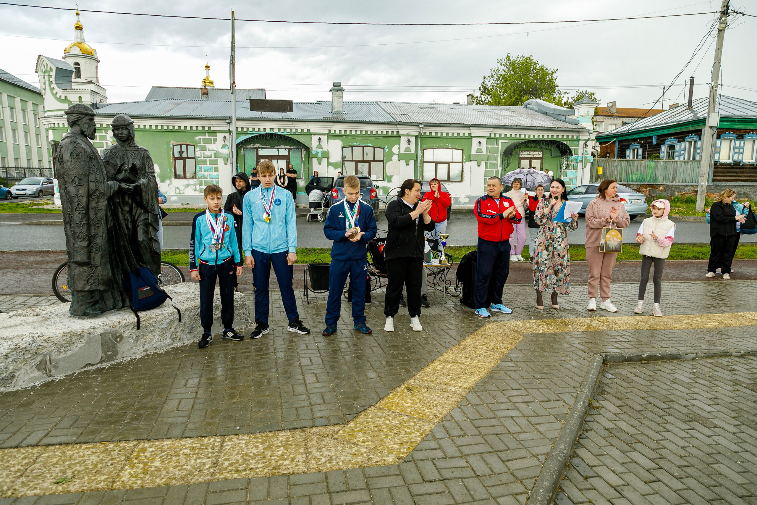«СпортЛето» и «Зарядка с чемпионом» — семья Сармачевых 😋. Фотограф Андрей Гузеев