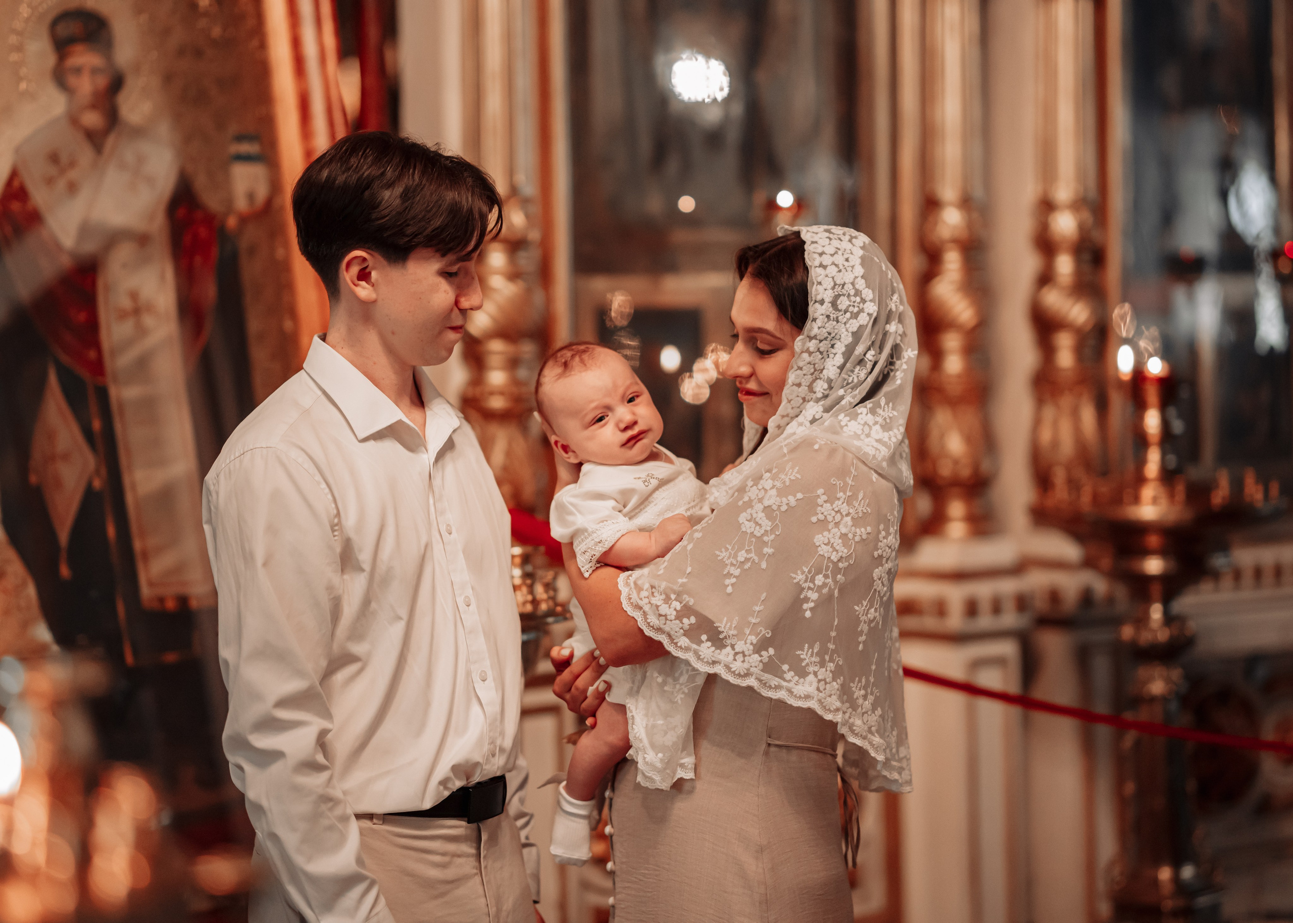 Таинство Крещения. Крамер Юлиана детский и семейный фотограф