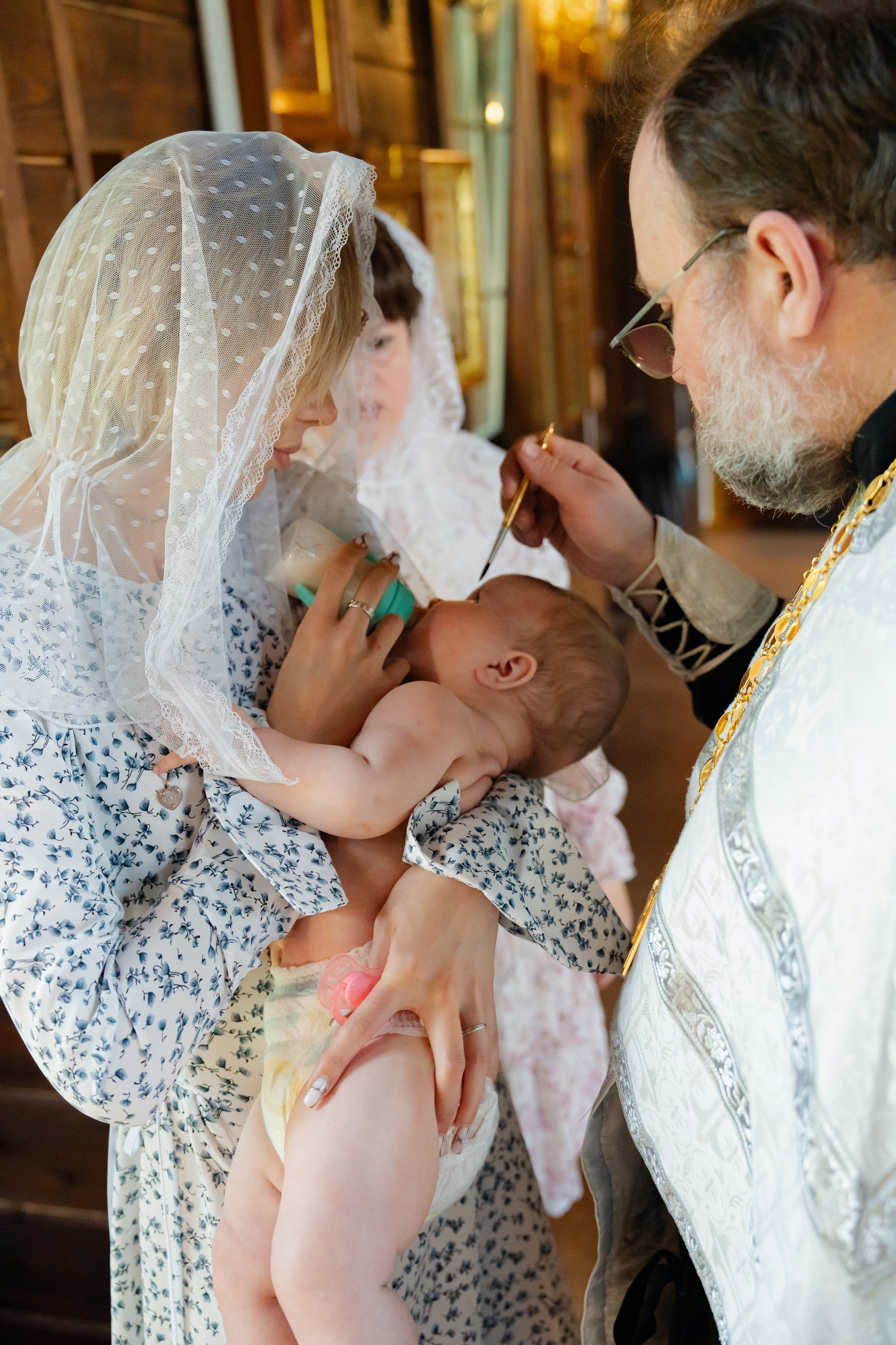Таинство Крещения Евгении. Крамер Юлиана детский и семейный фотограф
