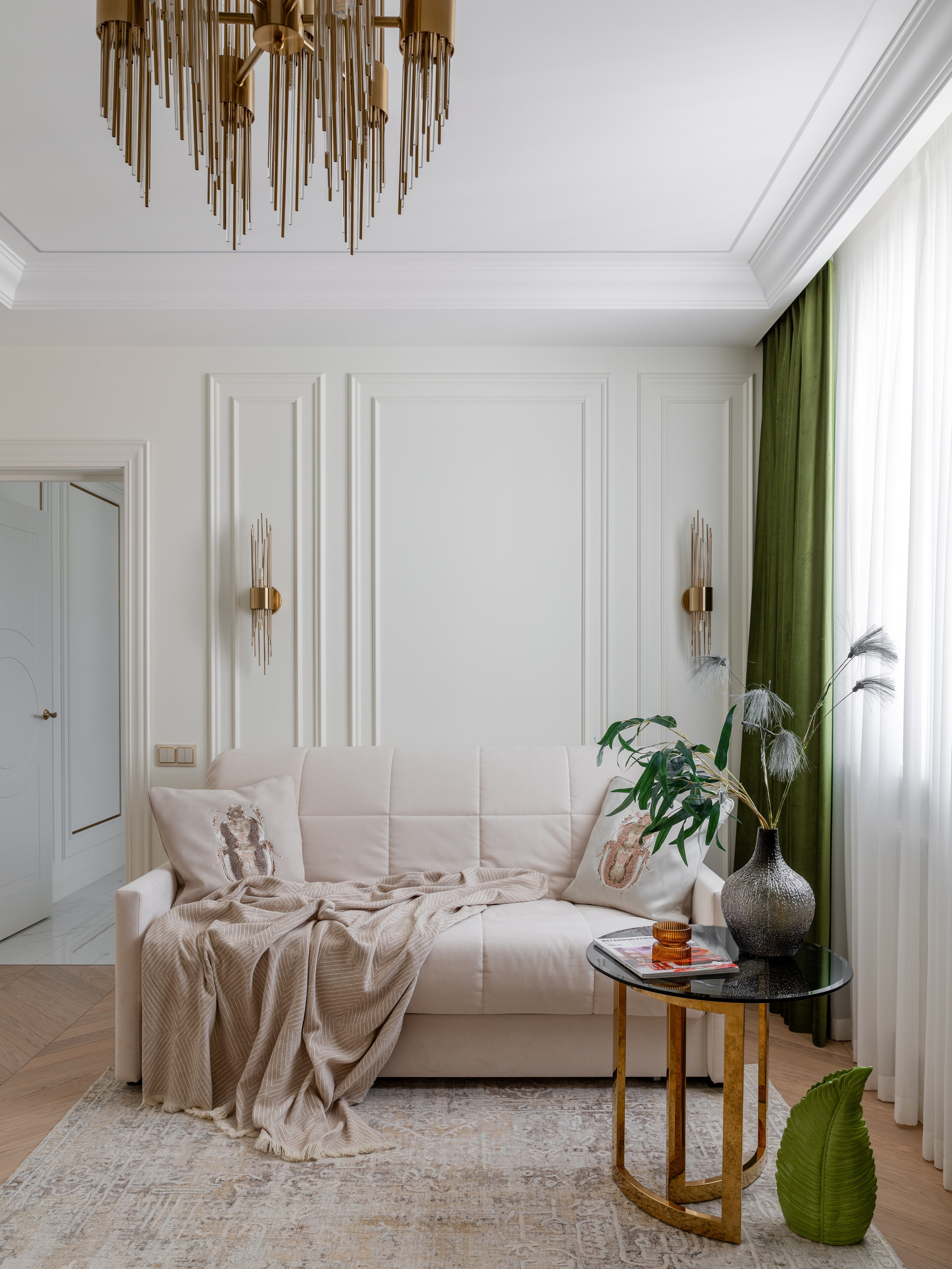 Дизайн проект Екатерины Бондаревой @atmosfera_sochi_studio_ Трехкомнатная квартира в ЖК "Фрукты". Интерьерный фотограф в Москве