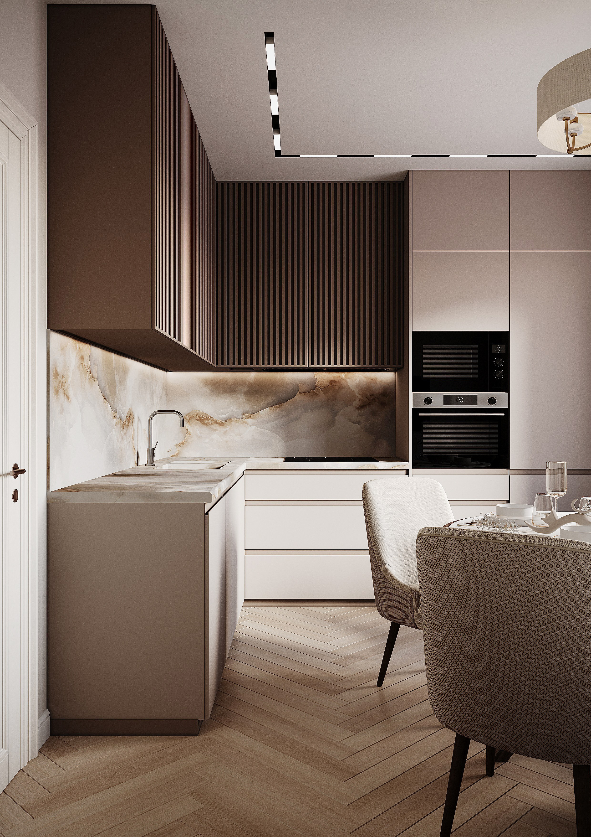 Просторная нежная квартира для милых девушек. Батракова Наталья дизайнер интерьеров Санкт-Петербург Москва Архангель