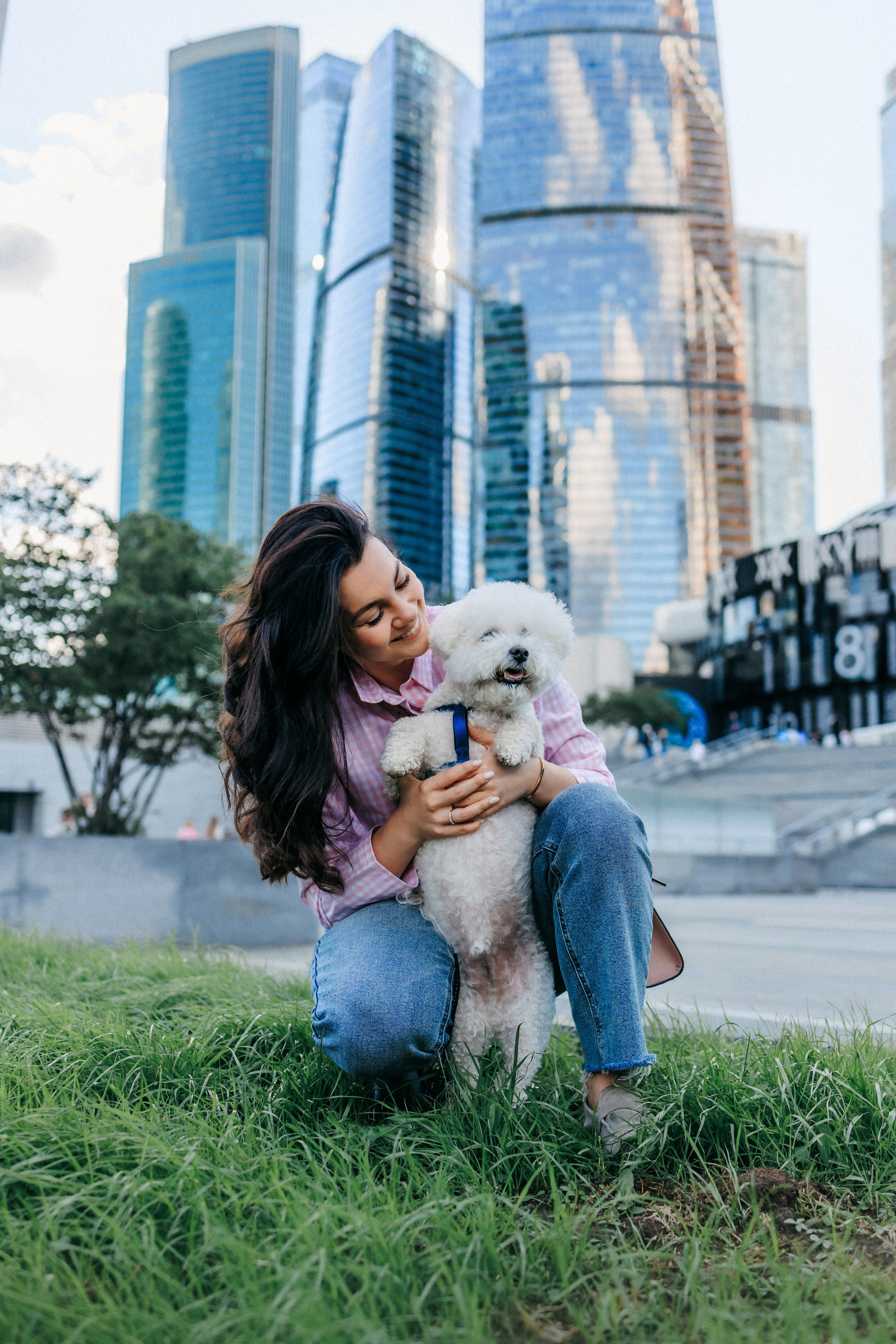 Марина, Данил и Бруно. Фотограф-анималист Елена Радченко, Москва