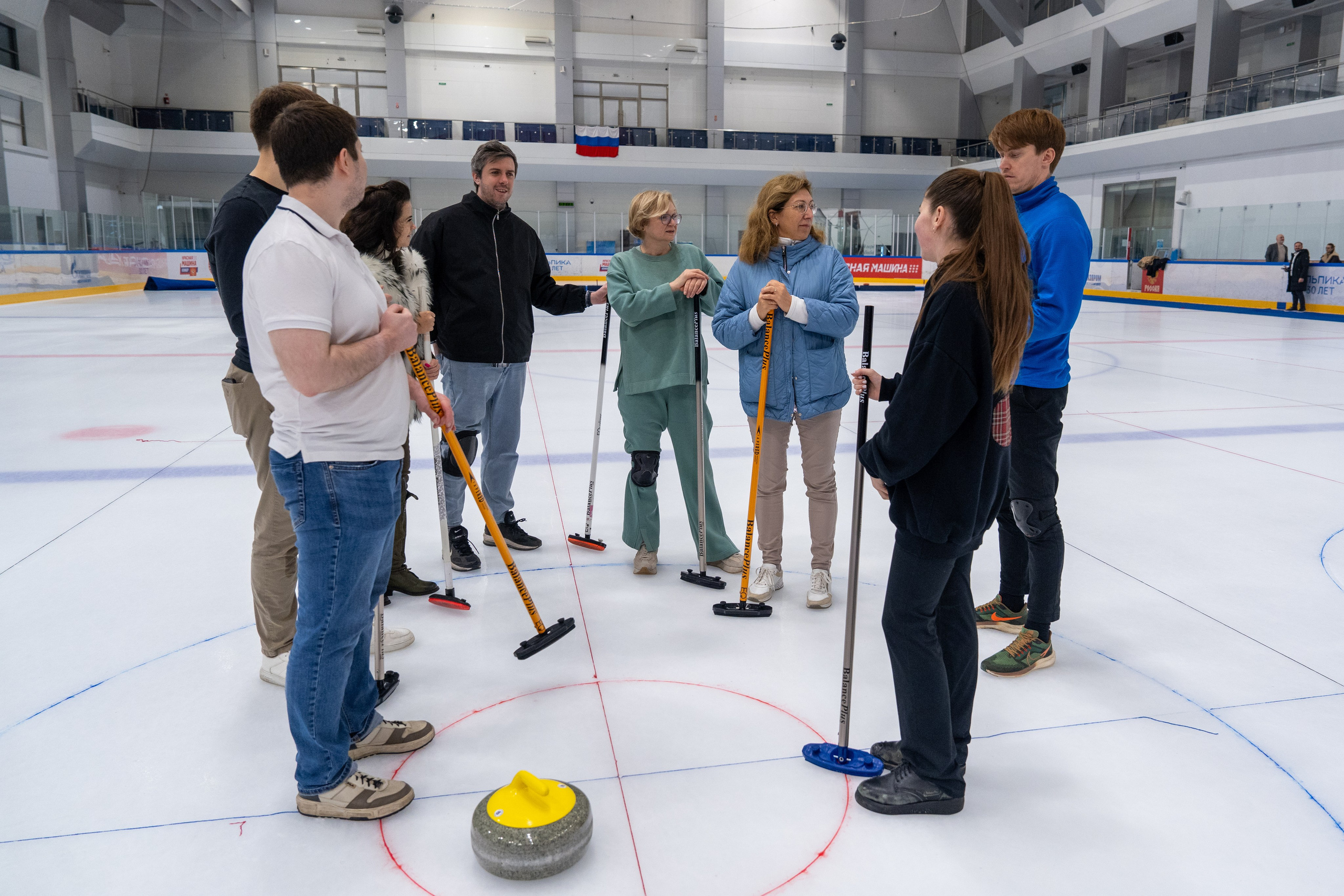 Керлинг для компании Р-Фарм. Репортажный фотограф в Красной Поляне и Сочи Павлюченко Екатерина