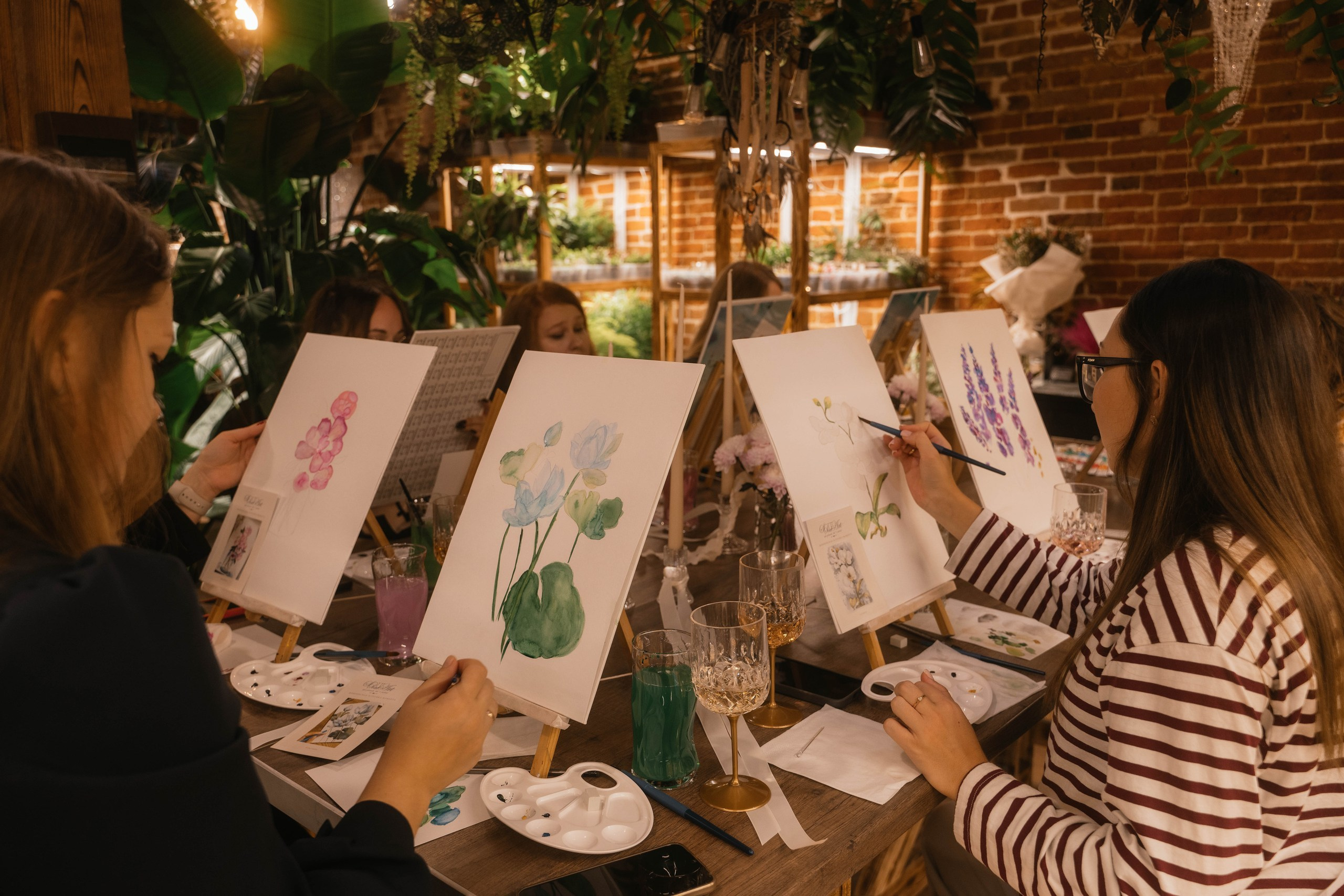 Мастер-класс по рисованию на день рождения. Свадебный, семейный фотограф в Рязани Лена Брант