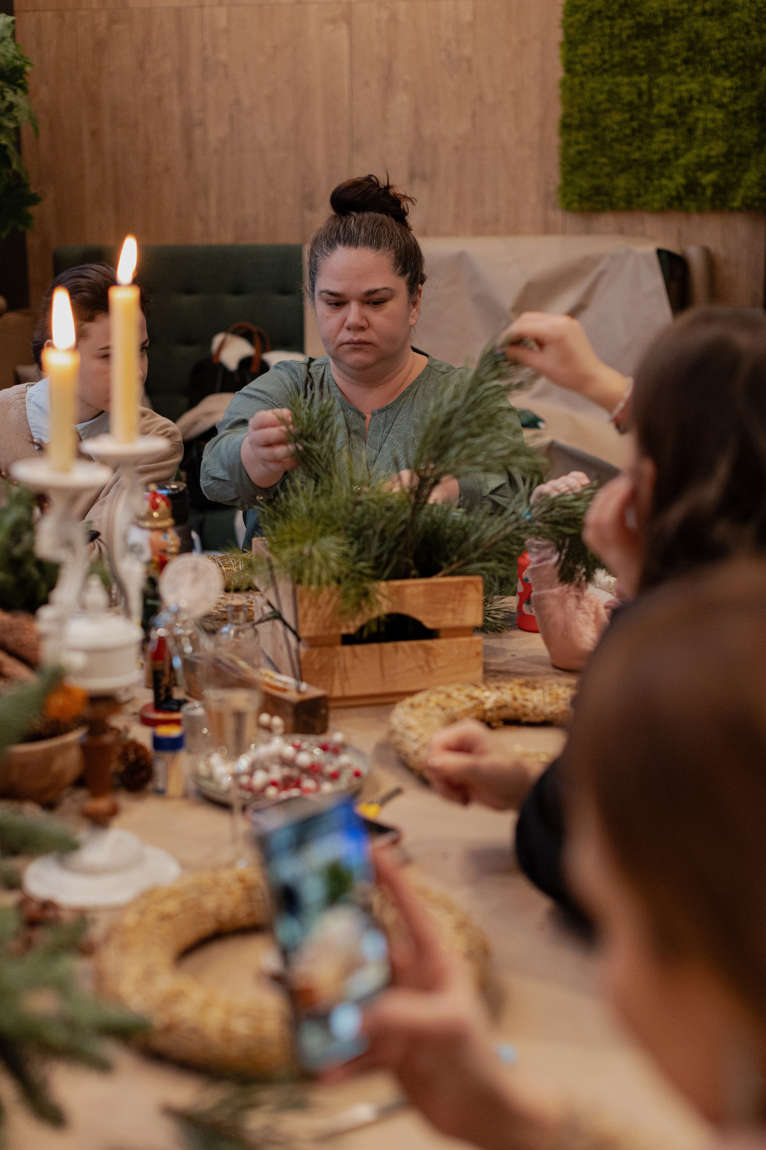 Мк Новогодний Венок. Анастасия Ракчеева Художник