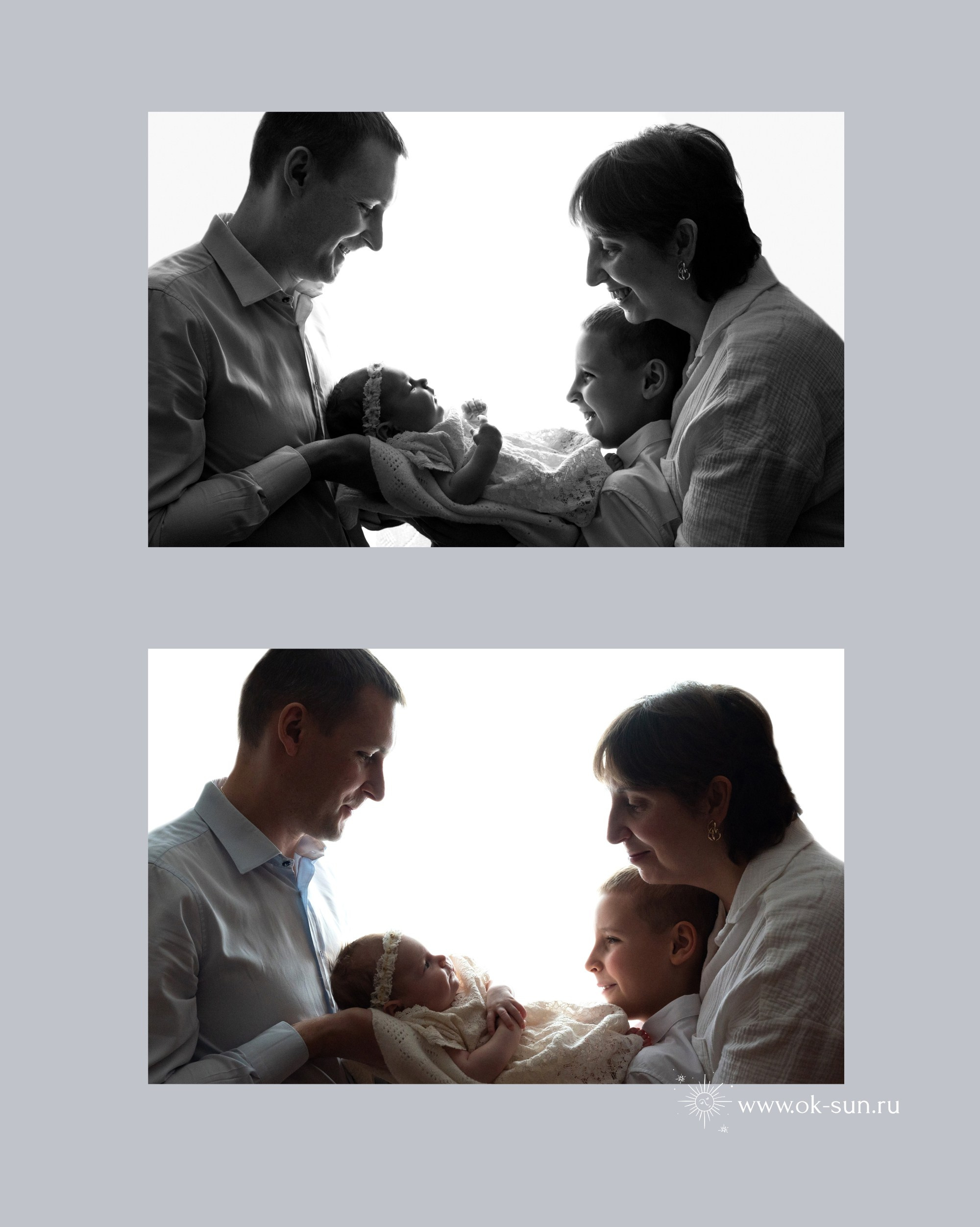 Фотосессия девочки в 2 месяца в стилистике newborn