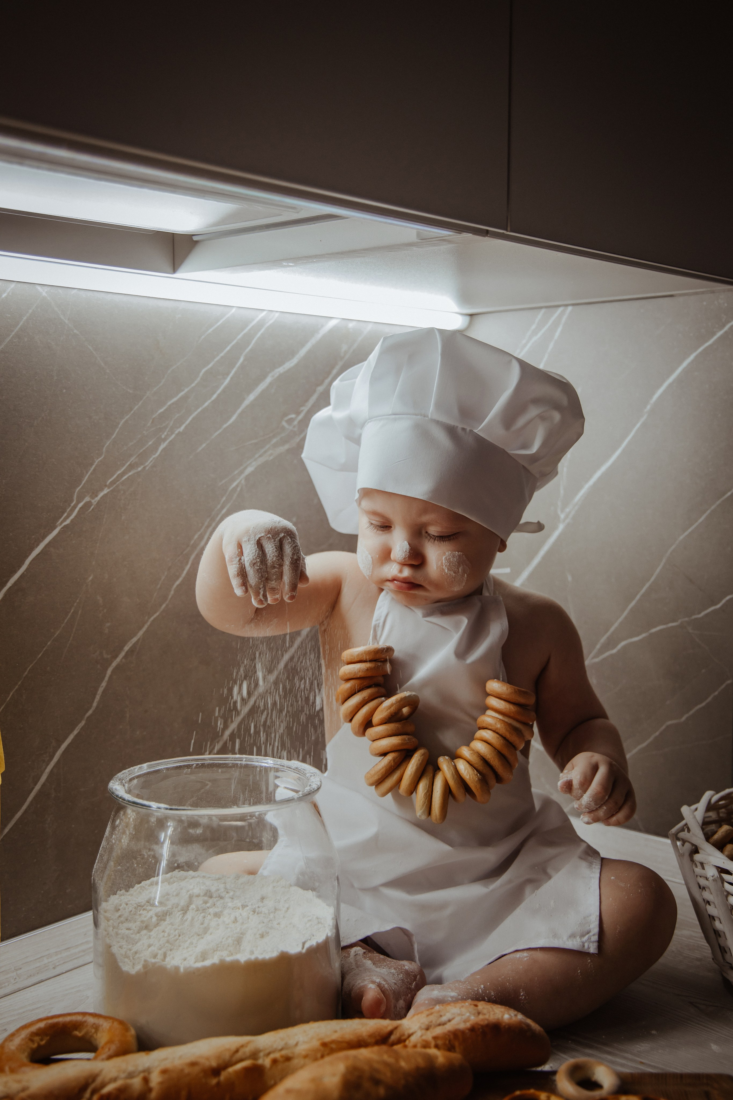 Поварята. Евгения Горбунова фотограф новорожденных в Новом Уренгое