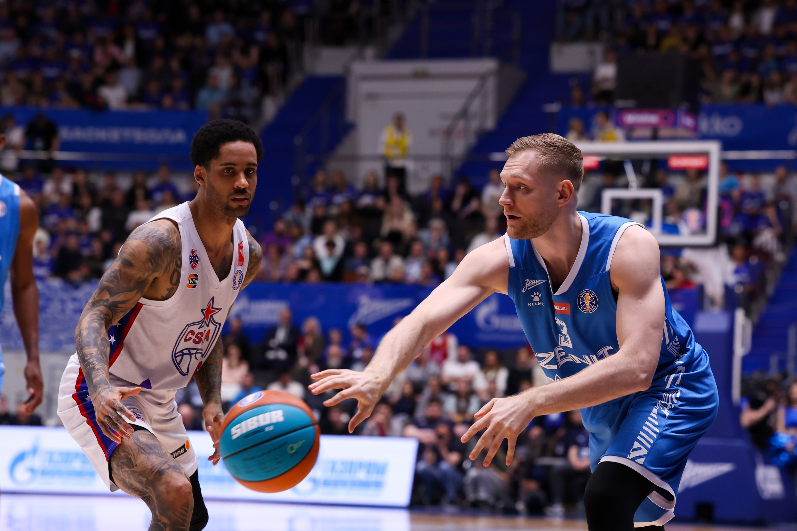 БК «Зенит» — БК «ЦСКА» финал ЕЛ ВТБ 1 игра 27.05.2025. Спортивный и репортажный фотограф Антон Тереханов