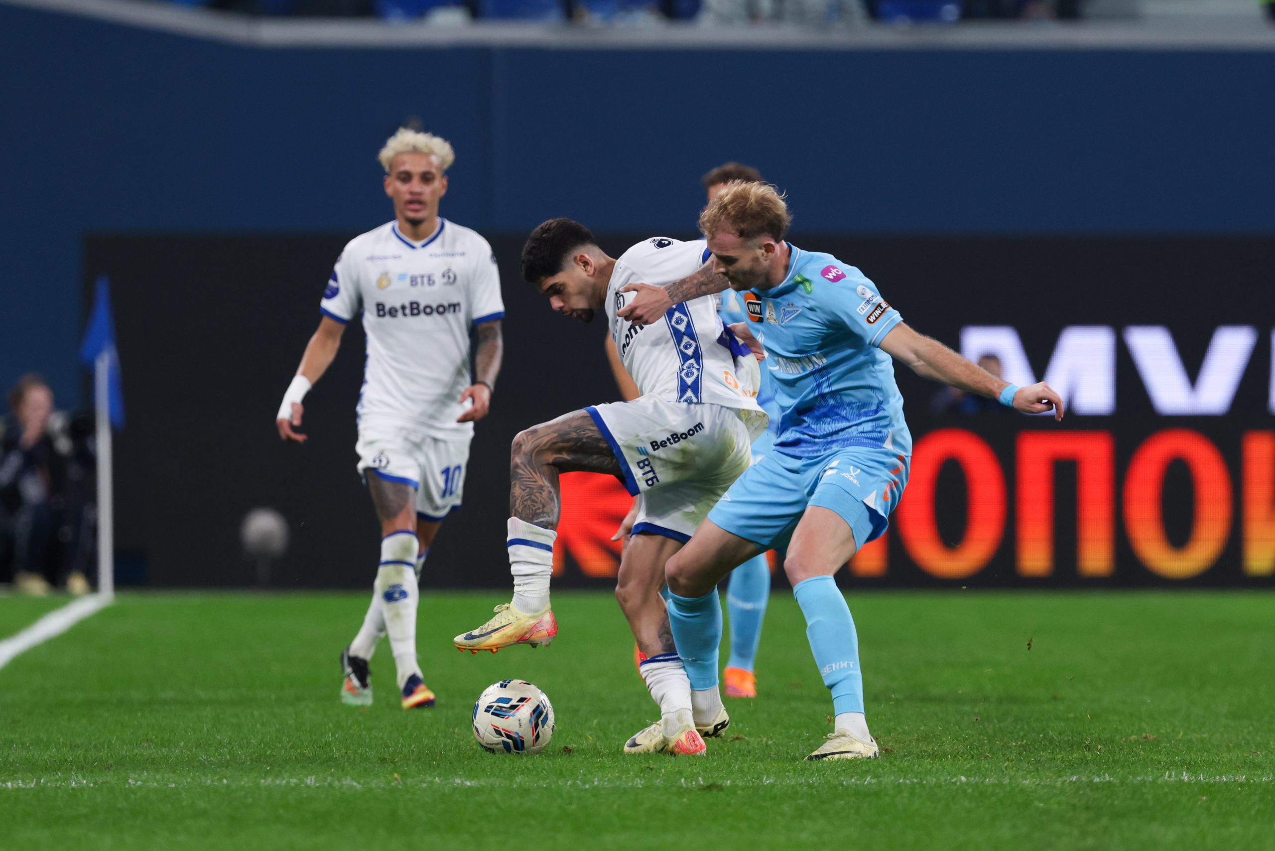 ФК «Зенит» — ФК «Динамо» Москва 26.10.2025. Спортивный и репортажный фотограф Антон Тереханов