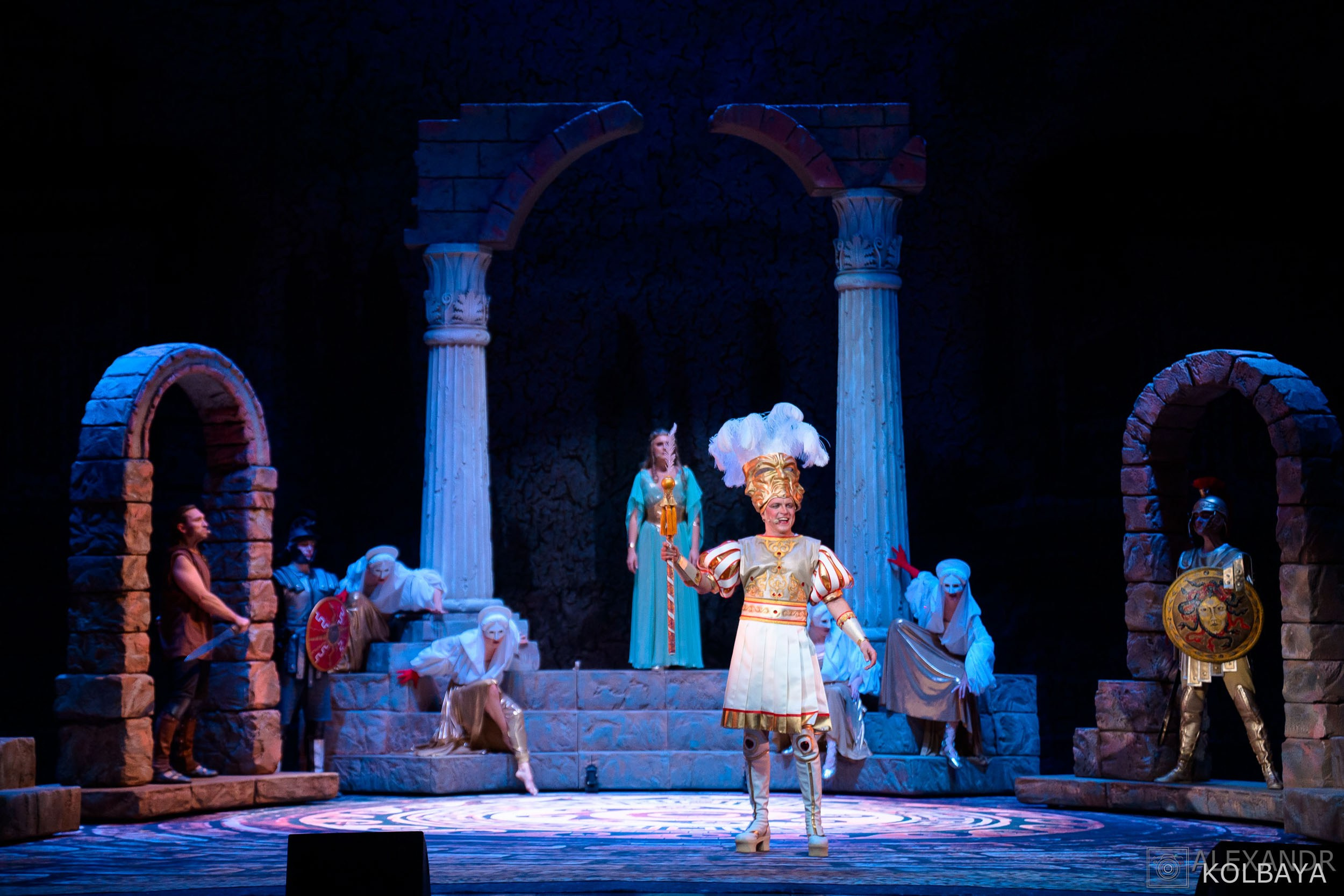 Фоторепортаж со спектакля Гладиатор в Театре Терезы Дуровой. Концертный и театральный репортажный фотограф в Москве Александр Колбая