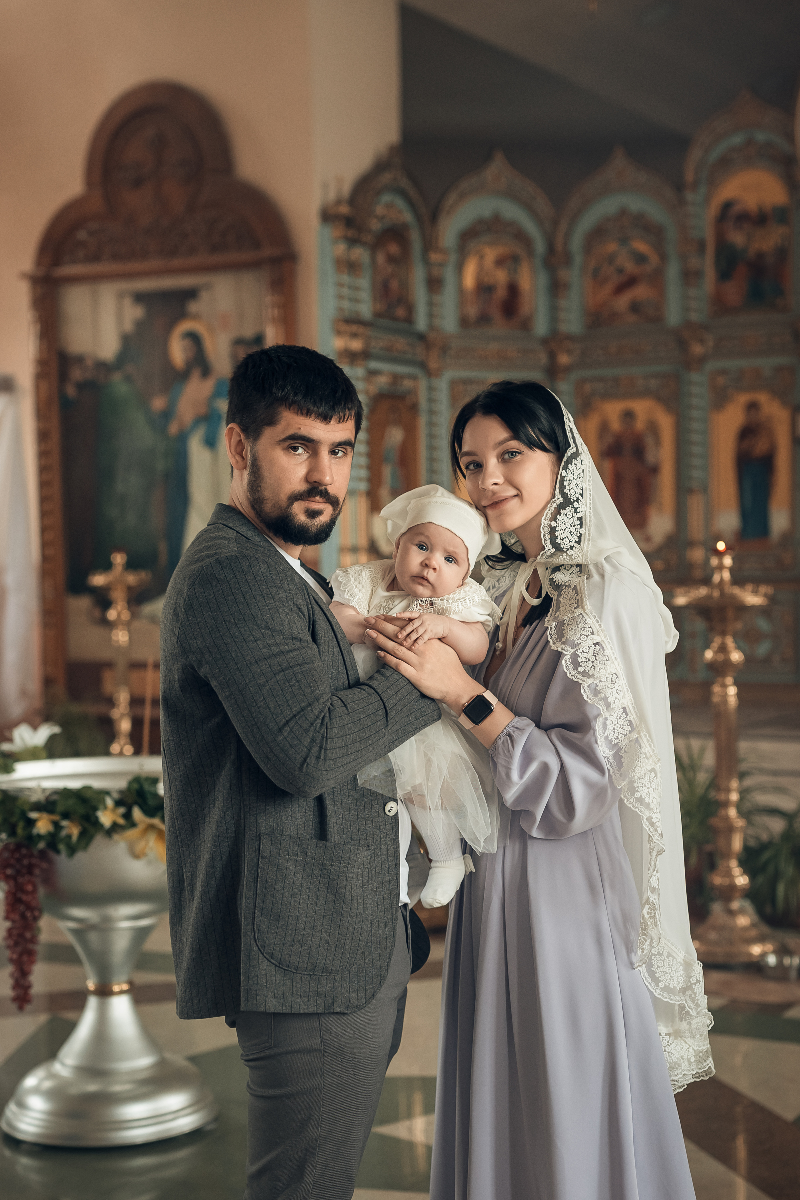 Крещение Николь. Семейный фотограф в г. Ростову-на-Дону Козлова Евгения