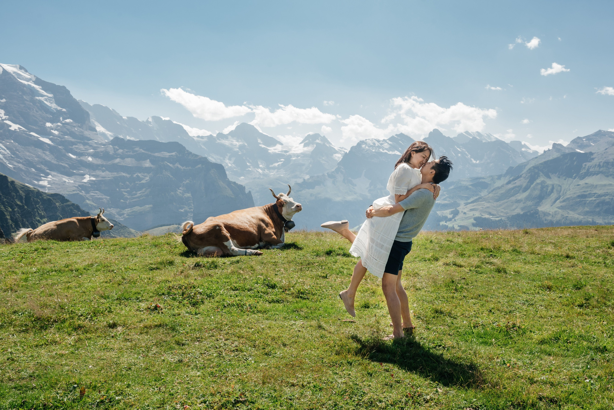 Dorothy, Richard, Zoe and Liam (Mannlichen). Photographer in Switzerland and Europe Anna Alekseenko