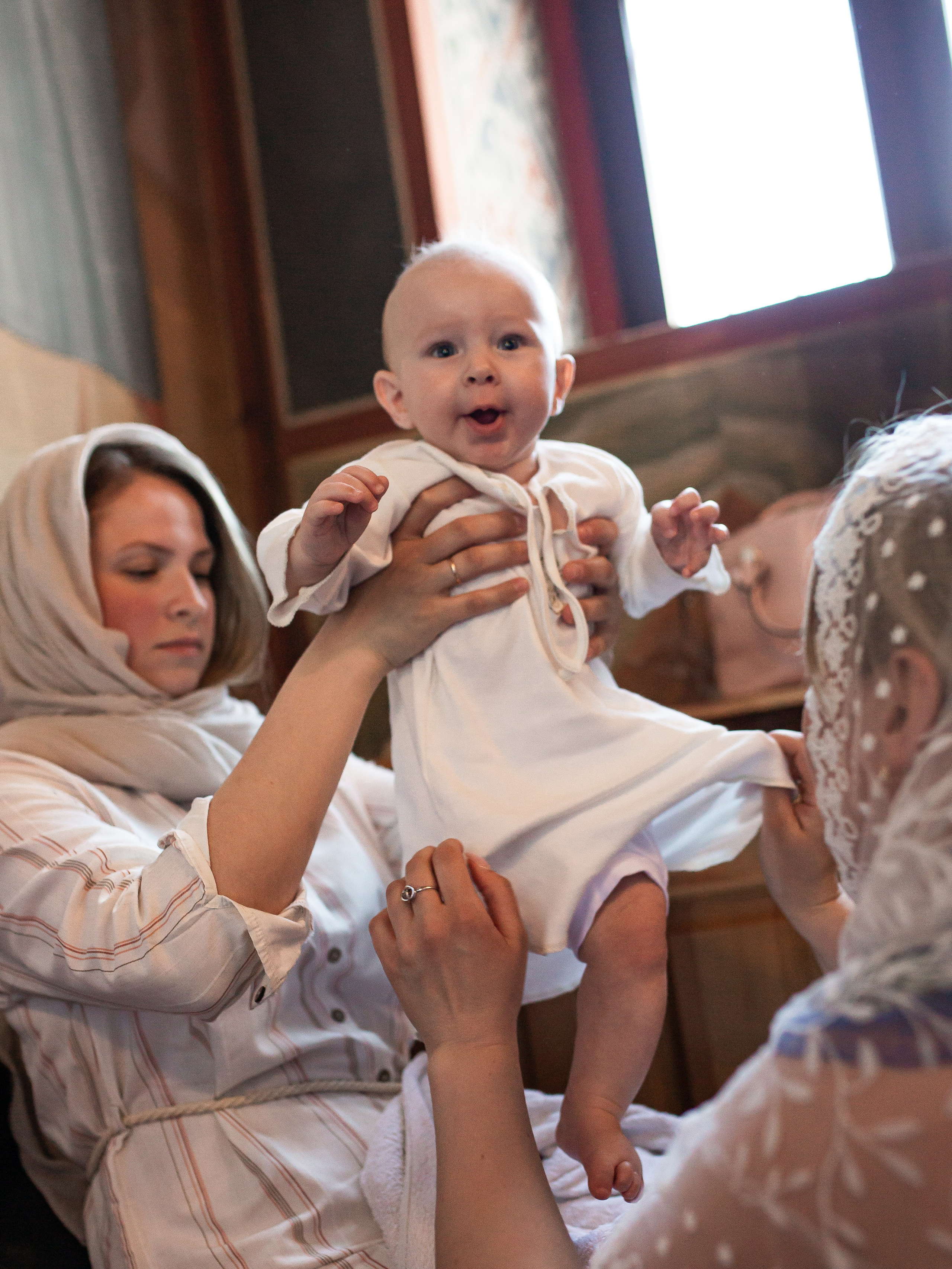 Крещение в храме г. Наро-Фоминск. Фотограф Олеся Бакалина