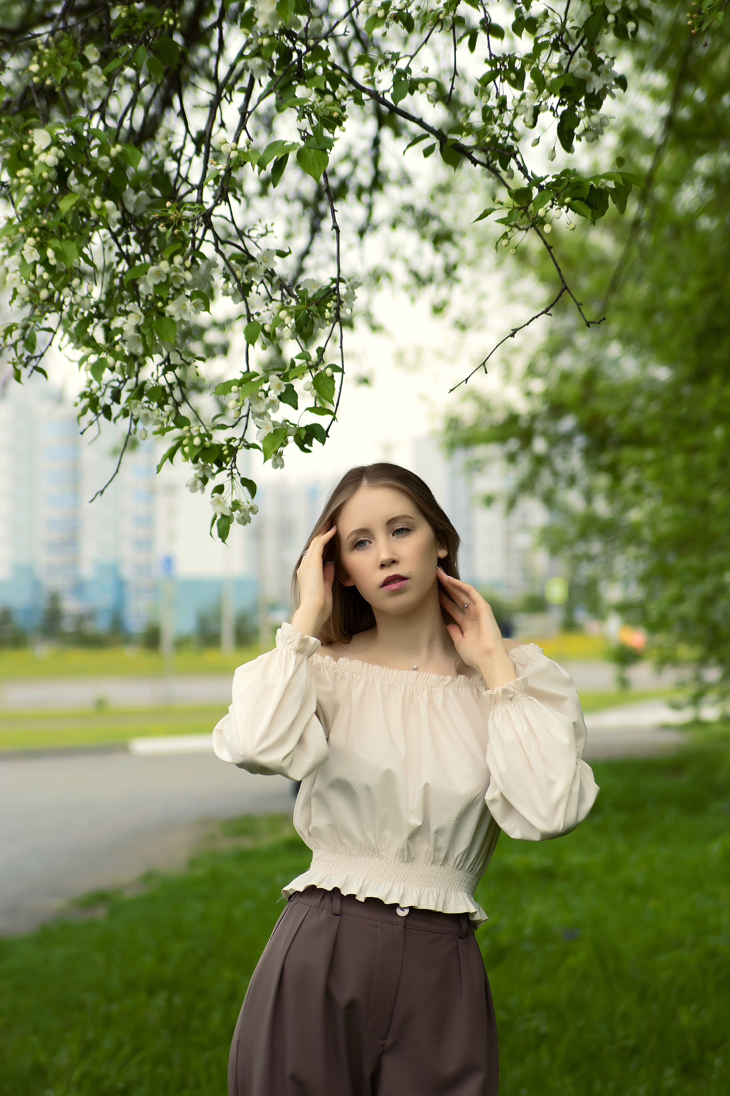 Индивидуальная фотосессия на цветении. Детский и семейный фотограф Кемерово Антонина Семеркова!