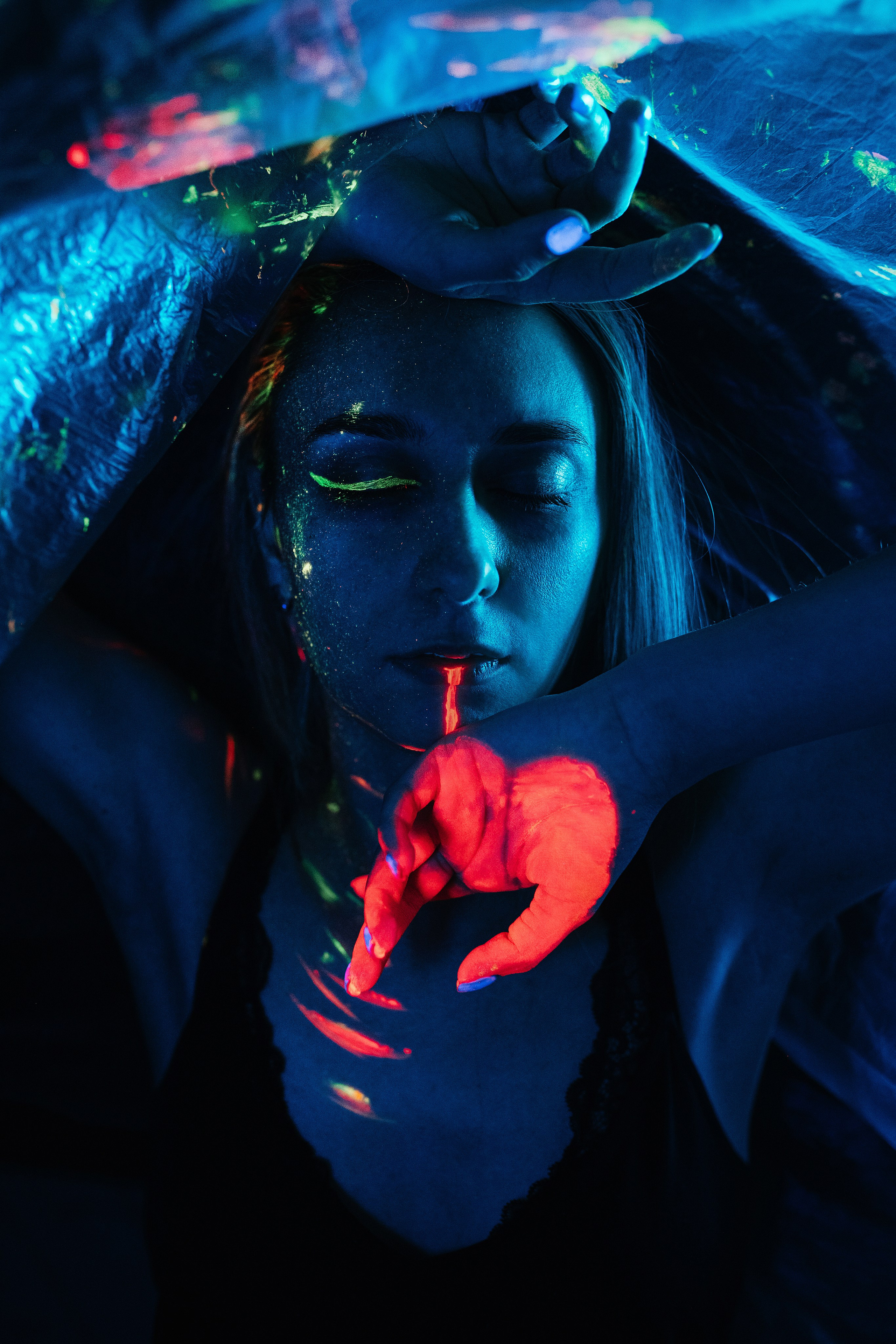 Съемки со светящимися красками. Свадебный, семейный фотограф в Рязани Лена Брант